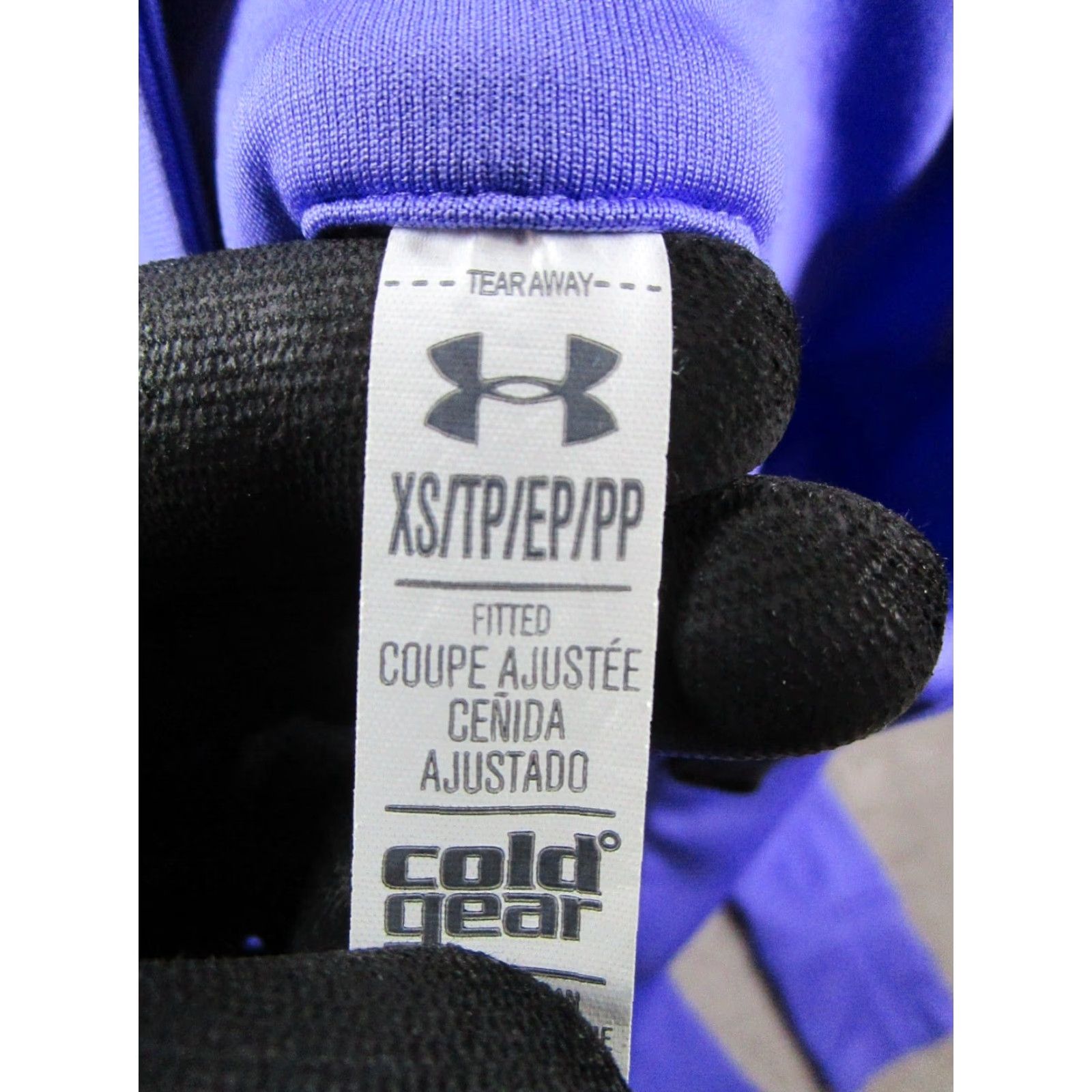Under Armour Under Armour Sweater Xs Purple Cold Gear Running Half Zip Womens Size XS / US 0-2 / IT 36-38 - 3 Thumbnail