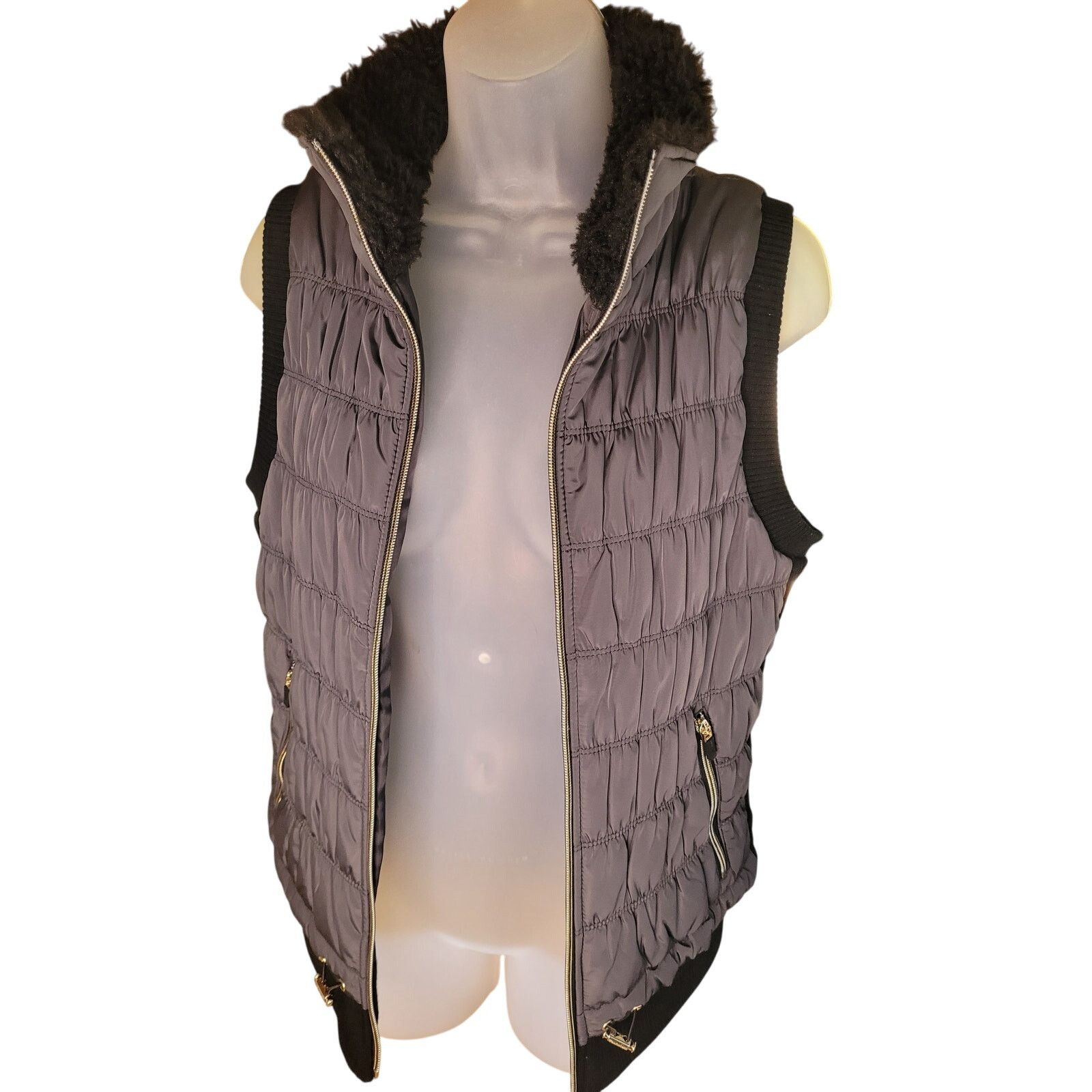 Calvin Klein Calvin Klein Women Blk Performance Vest Lined Sz M Size M / US 6-8 / IT 42-44 - 2 Thumbnail
