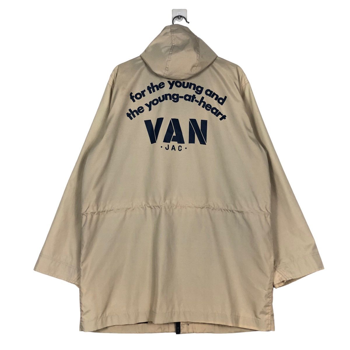 Japanese Brand 🔥Vintage Biker Jacket Van Jac Big Logo Spell Out Backhit Size US L / EU 52-54 / 3 - 11 Thumbnail