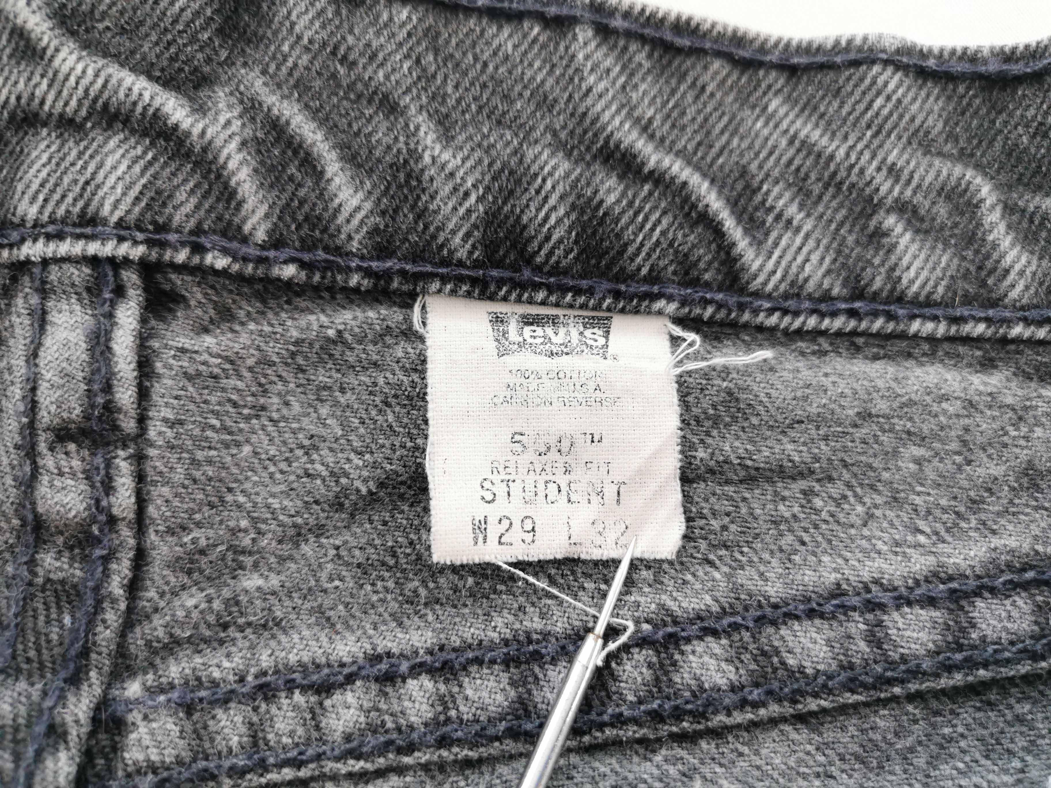 Levi's Vintage 90's Levis Lot 550 Orange Tab Denim Made In USA Size US 26 / EU 42 - 9 Thumbnail