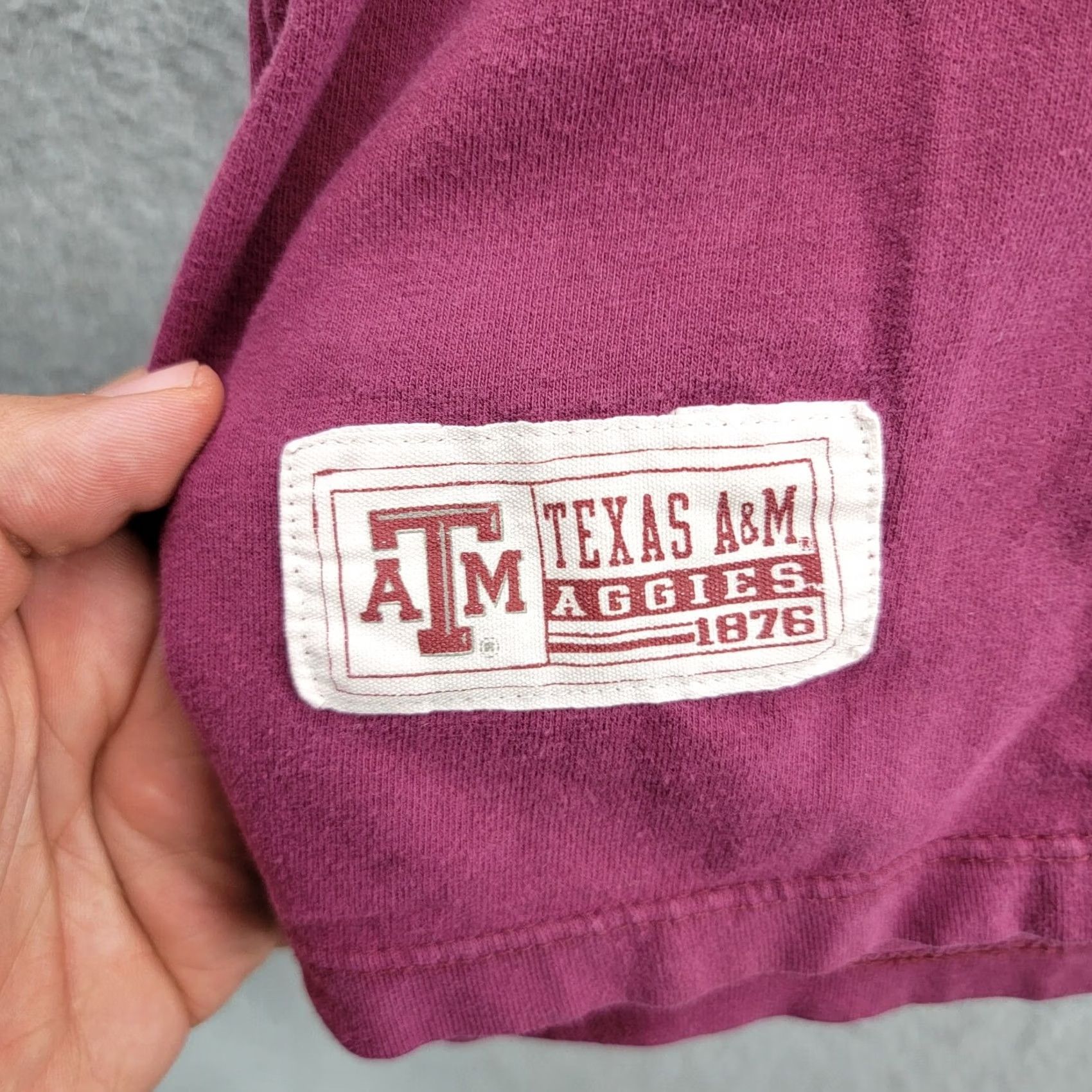 Vintage Section 101 Majestic Texas A&M Aggies Shirt L Adult Regular Red Cotton Polyester Short Sleeve Crew Neck Size US L / EU 52-54 / 3 - 3 Thumbnail