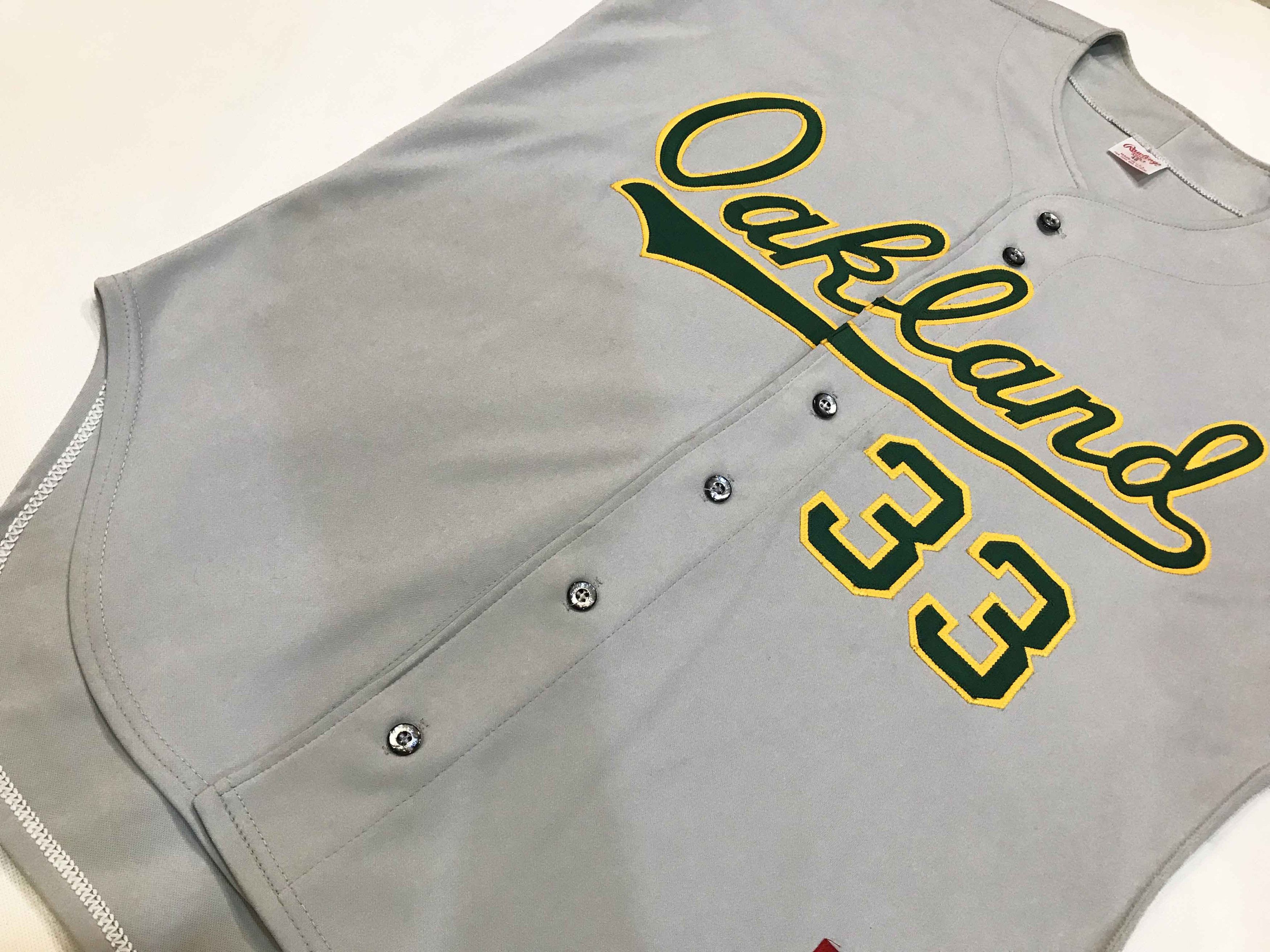 Vintage Vintage Rawlings MLB Oakland Athletics CANSECO #33 Jersey Size US L / EU 52-54 / 3 - 10 Thumbnail