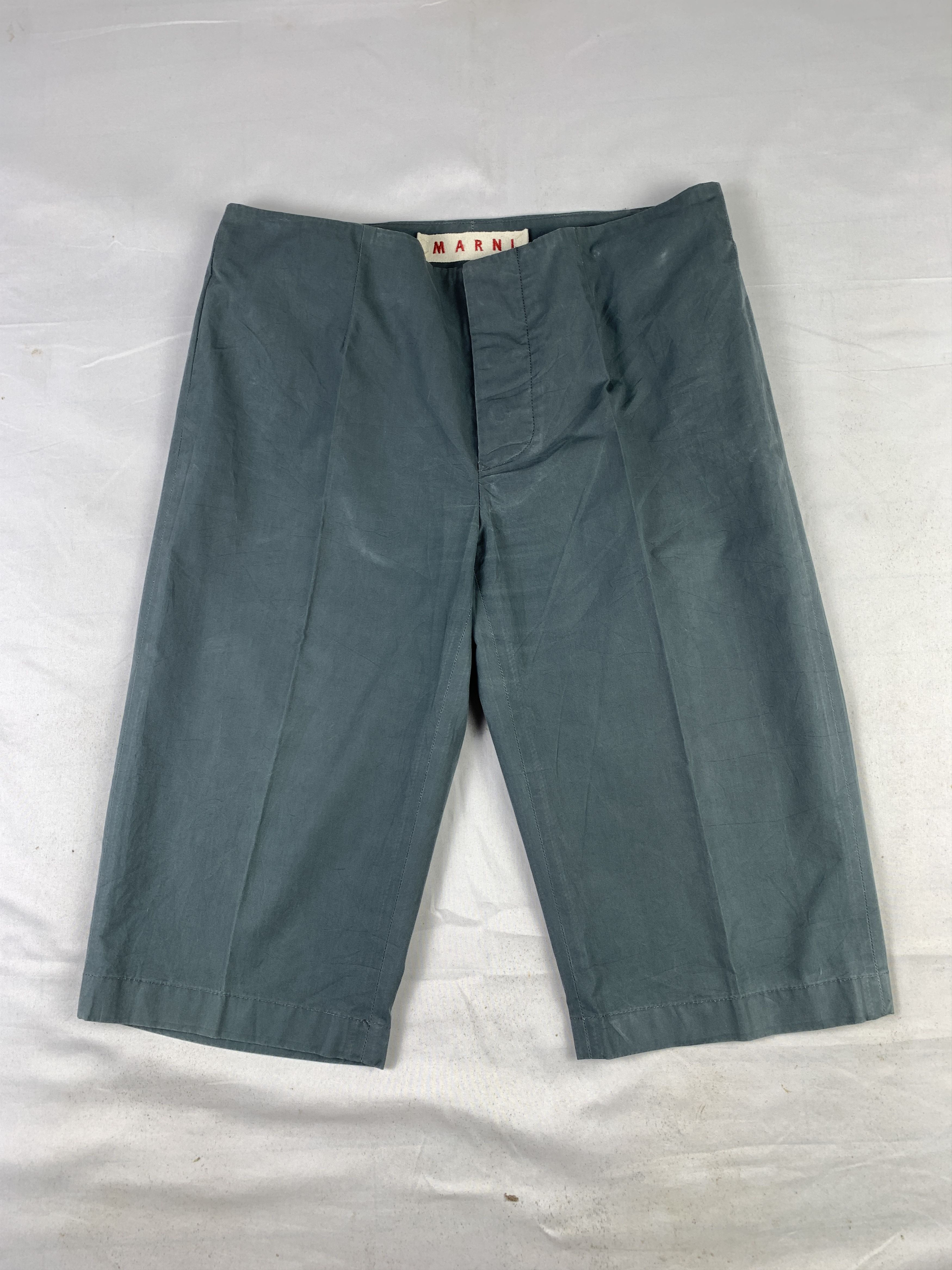 Marni MARNI Charcoal Lowrise Capri Shorts (29) Size 29" - 1 Thumbnail