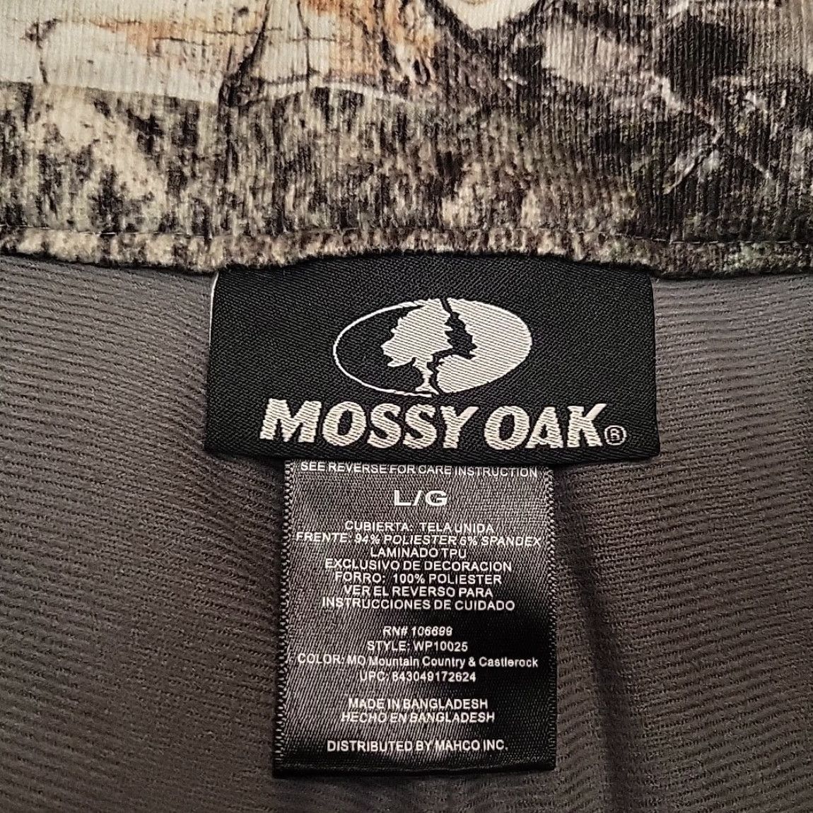 Vintage Mossy Oak Scent Factor Camo Pants Men L Camouflage Cargo Insulated Lined Hunting Size US 33 - 6 Thumbnail