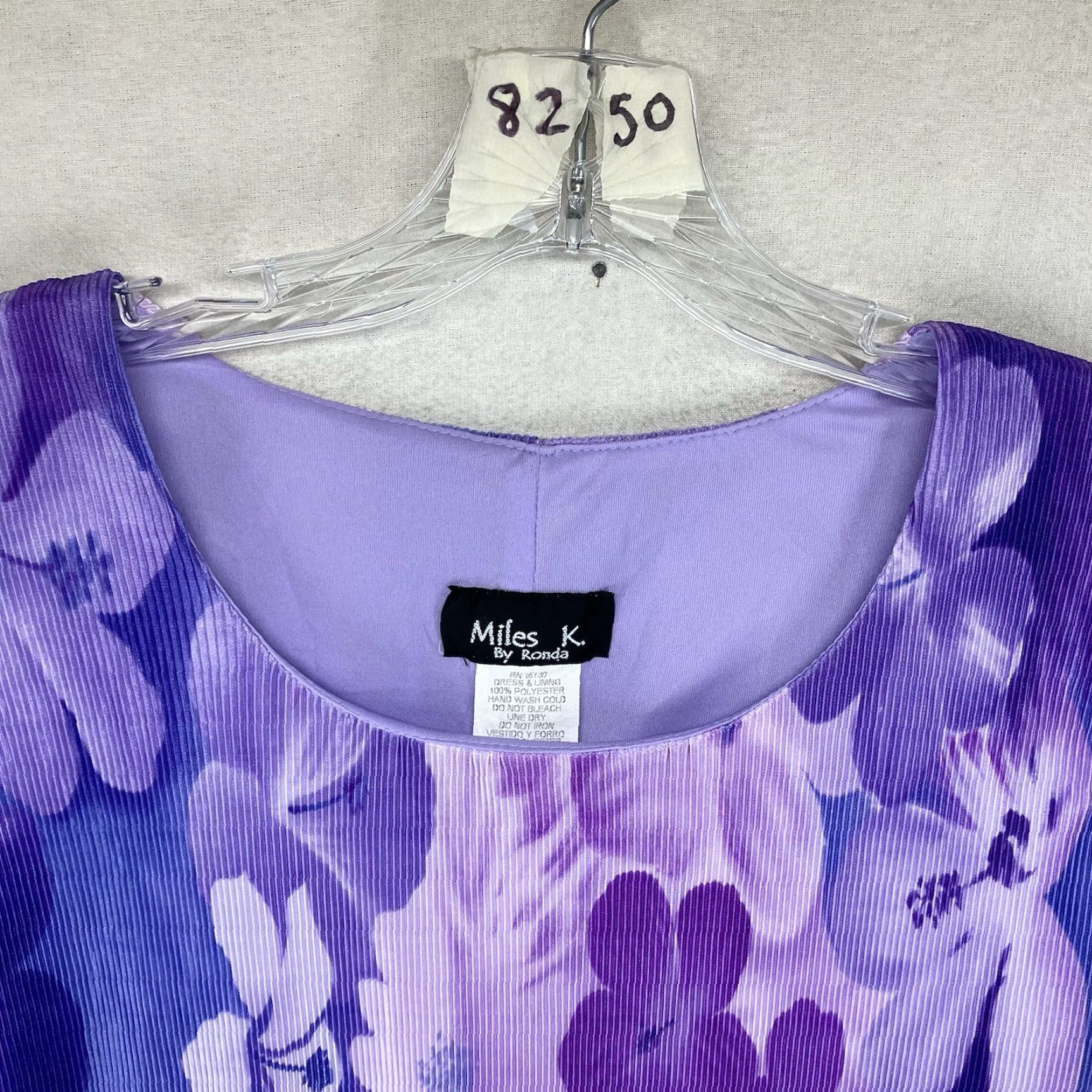 Vintage VINTAGE Miles Maxi Dress Shirt Dress 10 Purple Floral Bohemian 90s Grunge Fairy Placeholder Size L / US 10 / IT 46 - 3 Thumbnail