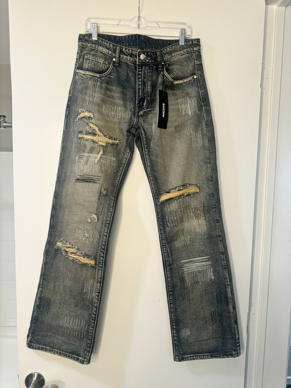 Other Arclyfe Ripped Denim Jeans Size US 34 / EU 50 - 4 Thumbnail