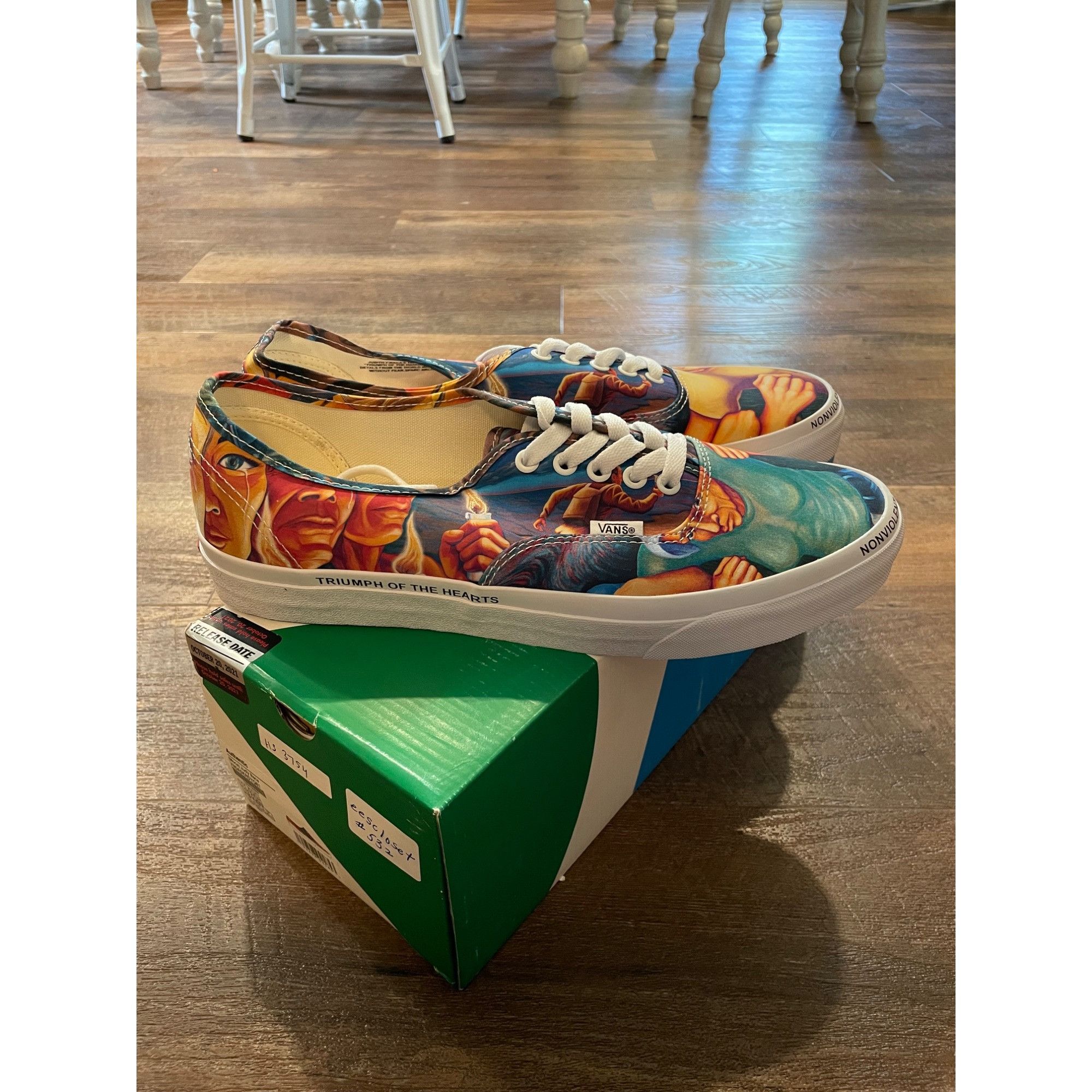 Vans NWT Vans x MOCA Judy Baca Authentic Skate Shoes Art Social C Size US 11.5 / EU 44-45 - 1 Thumbnail