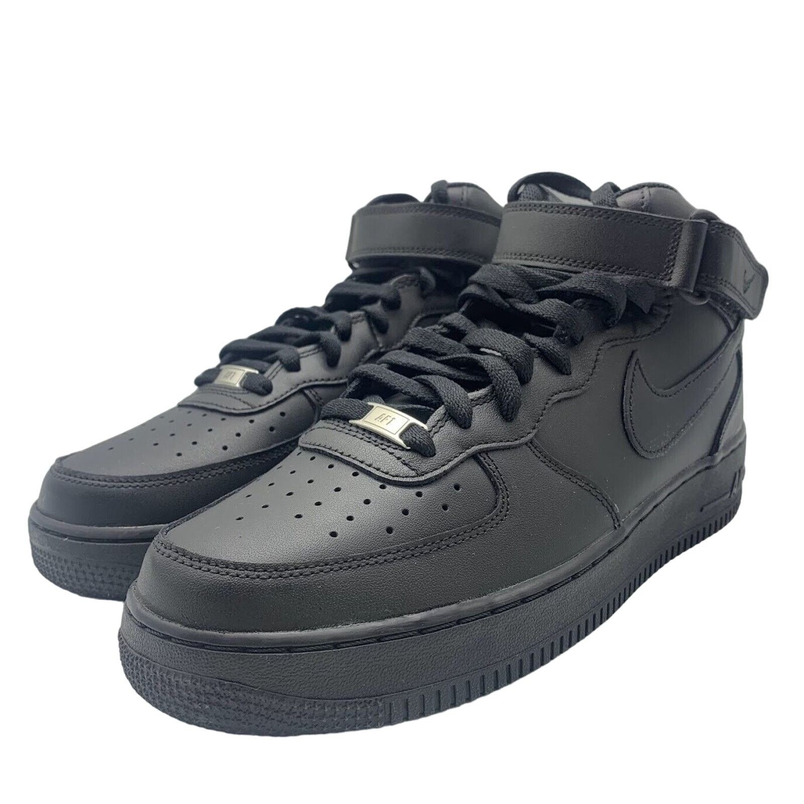 Nike NEW Nike Air Force 1 '07 Mid Triple Black Men's CW2289-001 Size US 10.5 / EU 43-44 - 1 Thumbnail