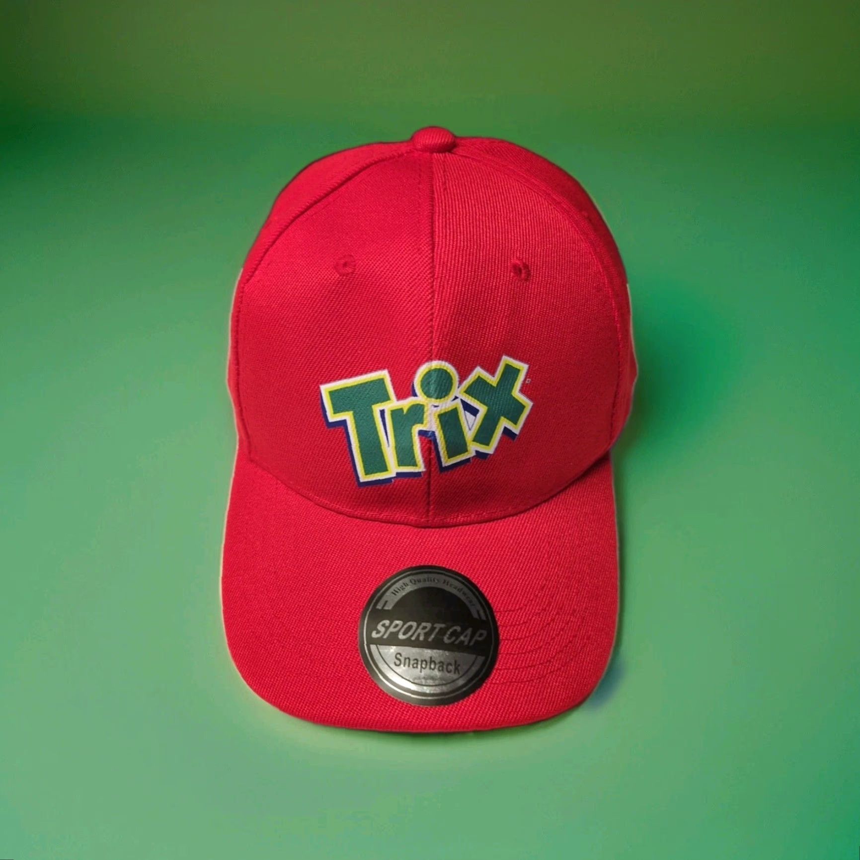 Logo 7 Trix Logo Unisex Surf Cap Baseball Hat Red Adjustable One Size Fits All Cereal Cap Trucker Hat 80s 90s Cartoon Rabbit Beach Animals Funny Size ONE SIZE - 3 Thumbnail