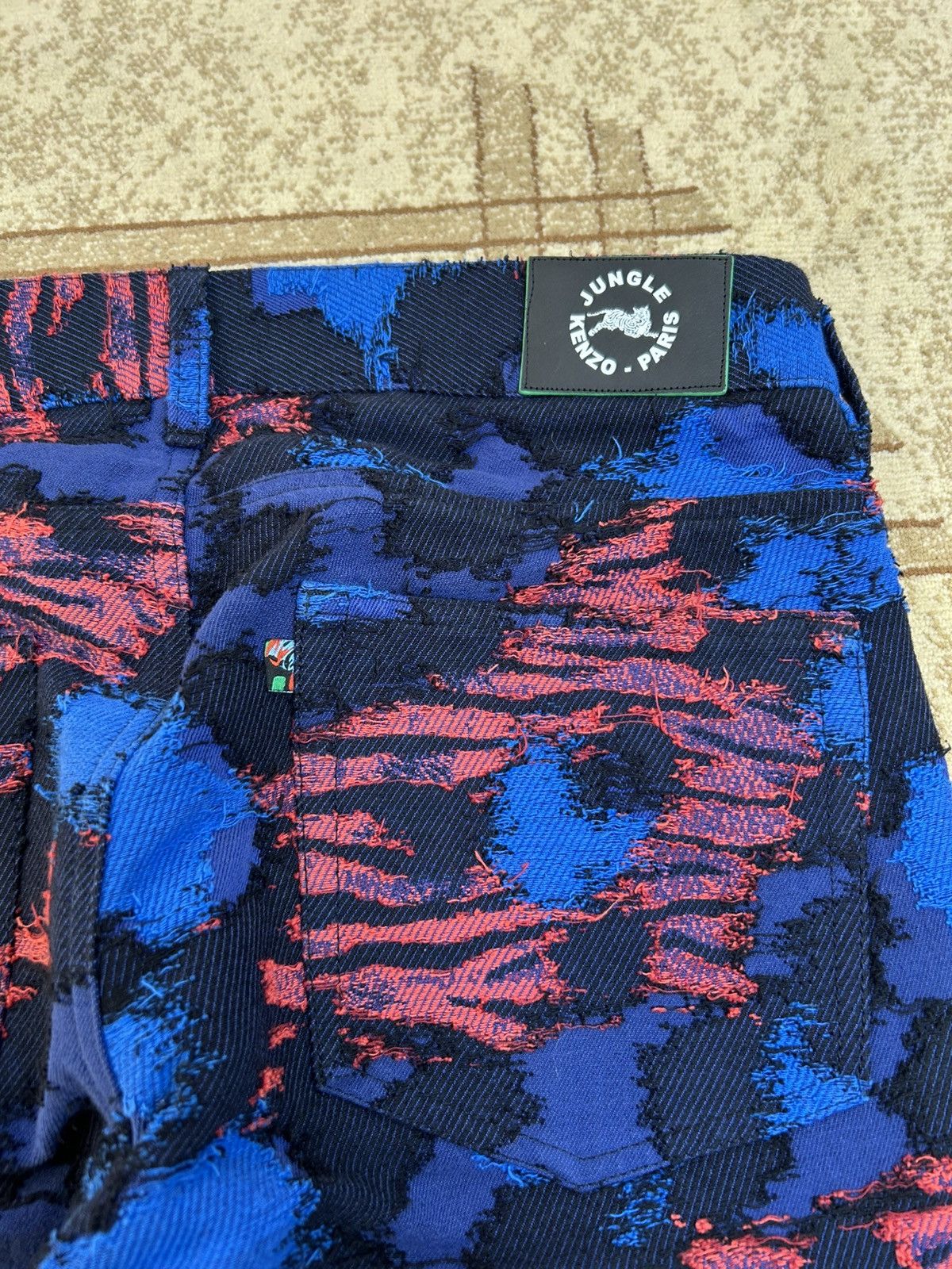 H&M × Kenzo Kenzo H&M Patchwork Jungle Denim Jeans Size US 32 / EU 48 - 4 Thumbnail