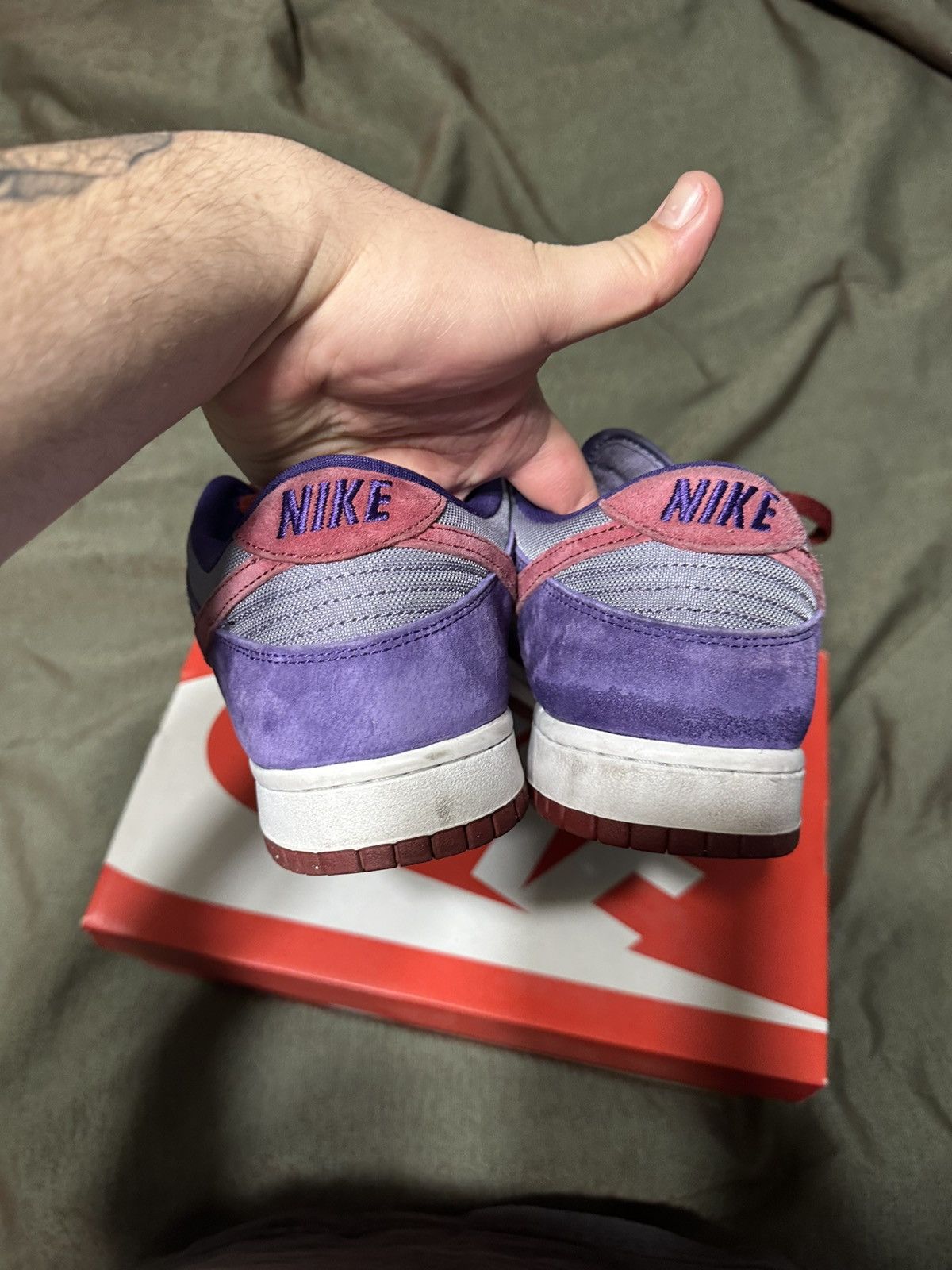 Nike Nike Dunk Low Retro Vol. 1 SP ' Plum ' 2020 Size US 10.5 / EU 43-44 - 5 Thumbnail