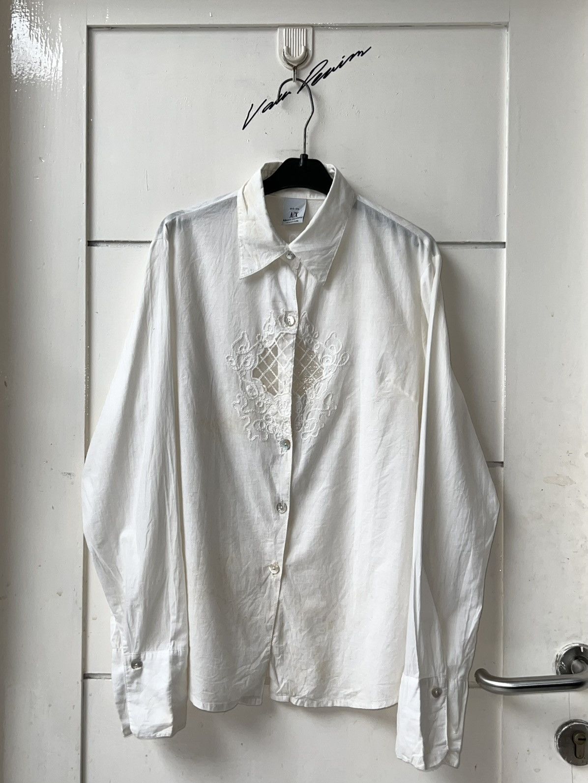 Armani Exchange Armani Exchange Trademark White Shirt Size US XS / EU 42 / 0 - 9 Thumbnail