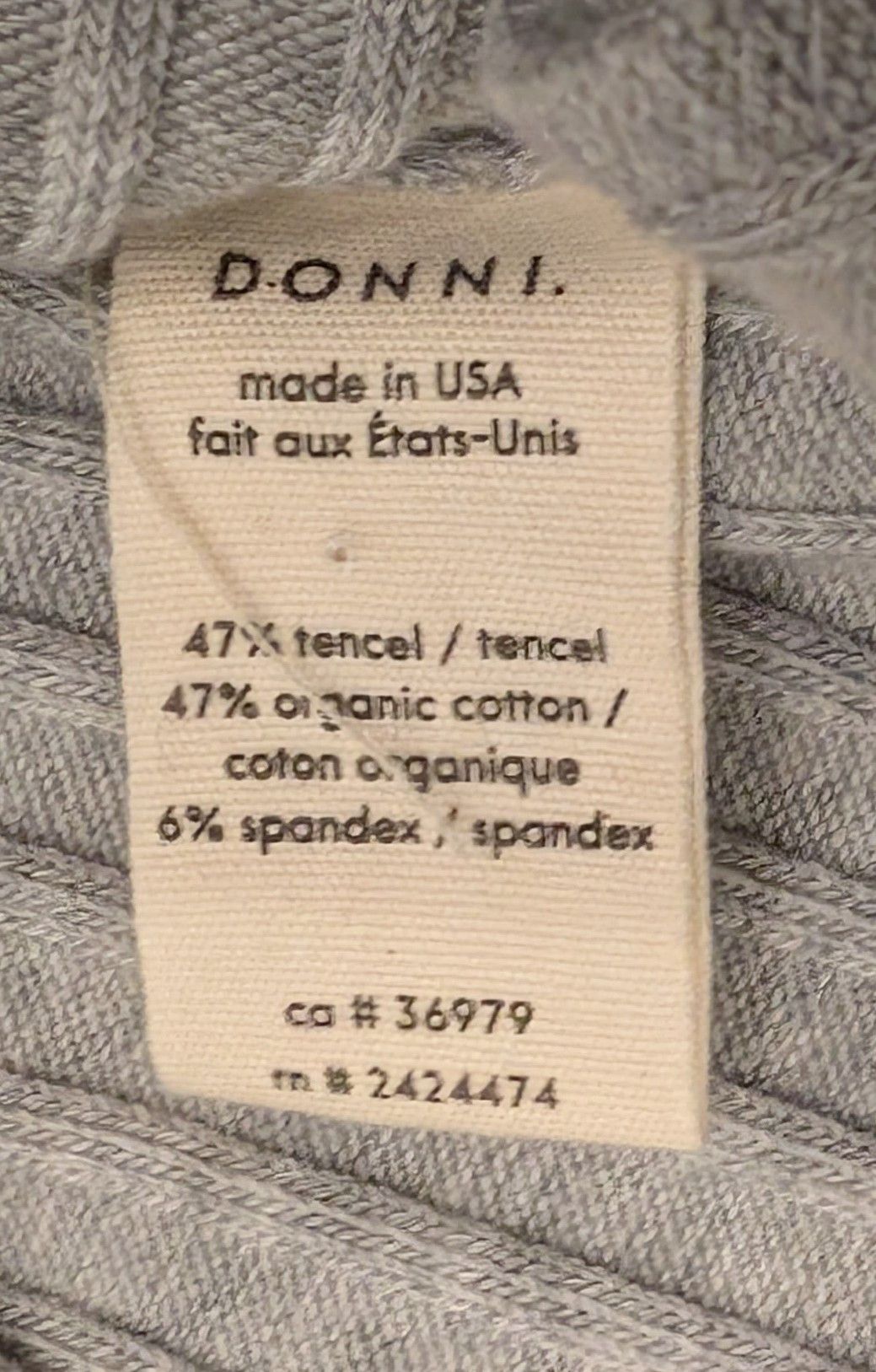 DONNI. NWT Donnie The Sweater Rib Turtleneck Dress Light Gray Size S / US 4 / IT 40 - 5 Thumbnail