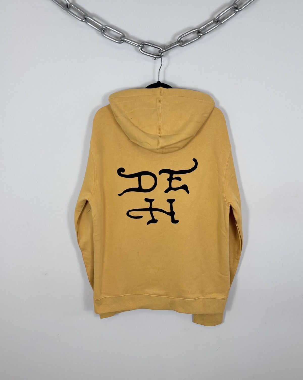 Christian Audigier Ed Hardy NWT Men’s Y2K Mustard Yellow Fire Tiger Logo Hoodie Size US XL / EU 56 / 4 - 2 Thumbnail