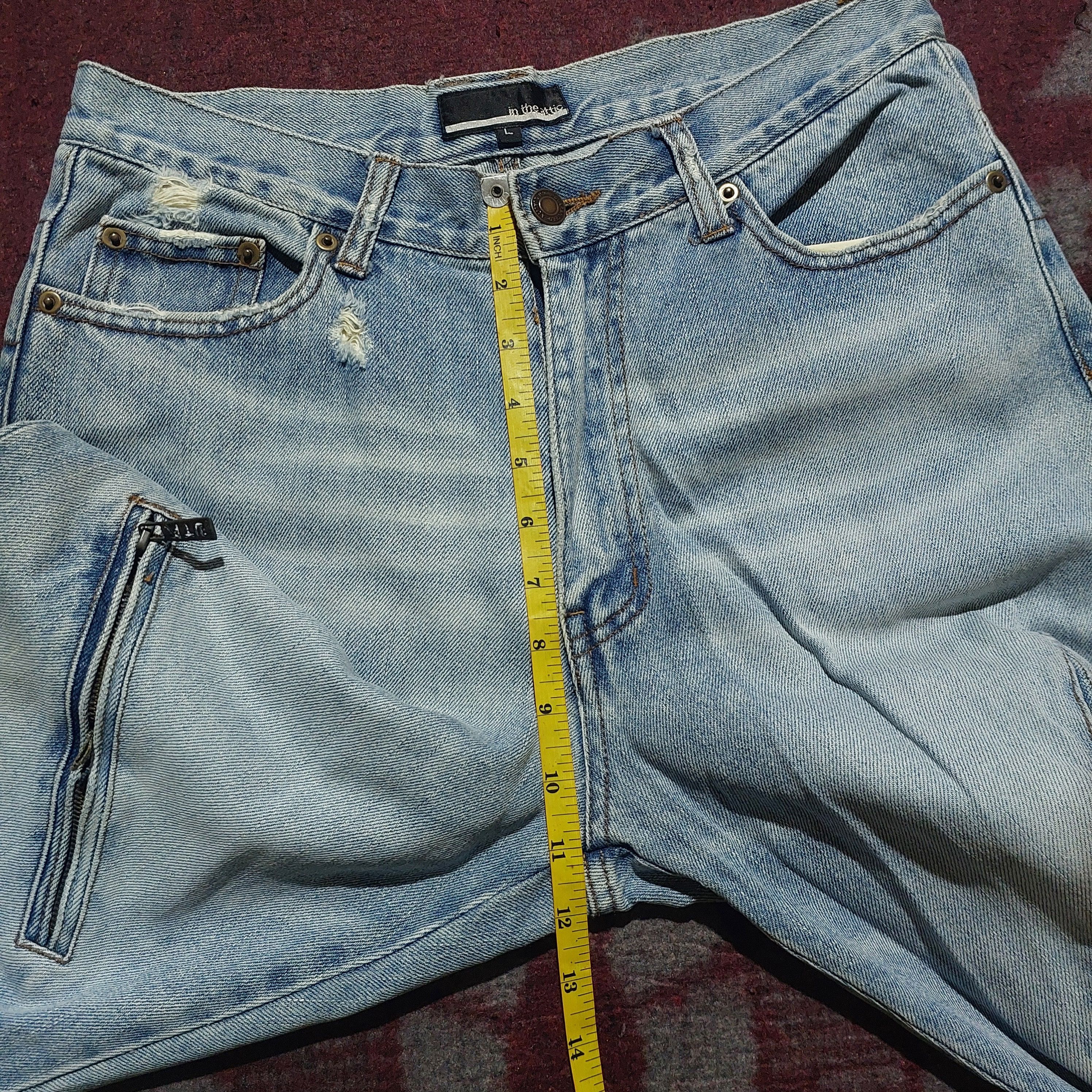 In The Attic In the attic multi zipper distressed bondage jeans Size US 30 / EU 46 - 16 Thumbnail