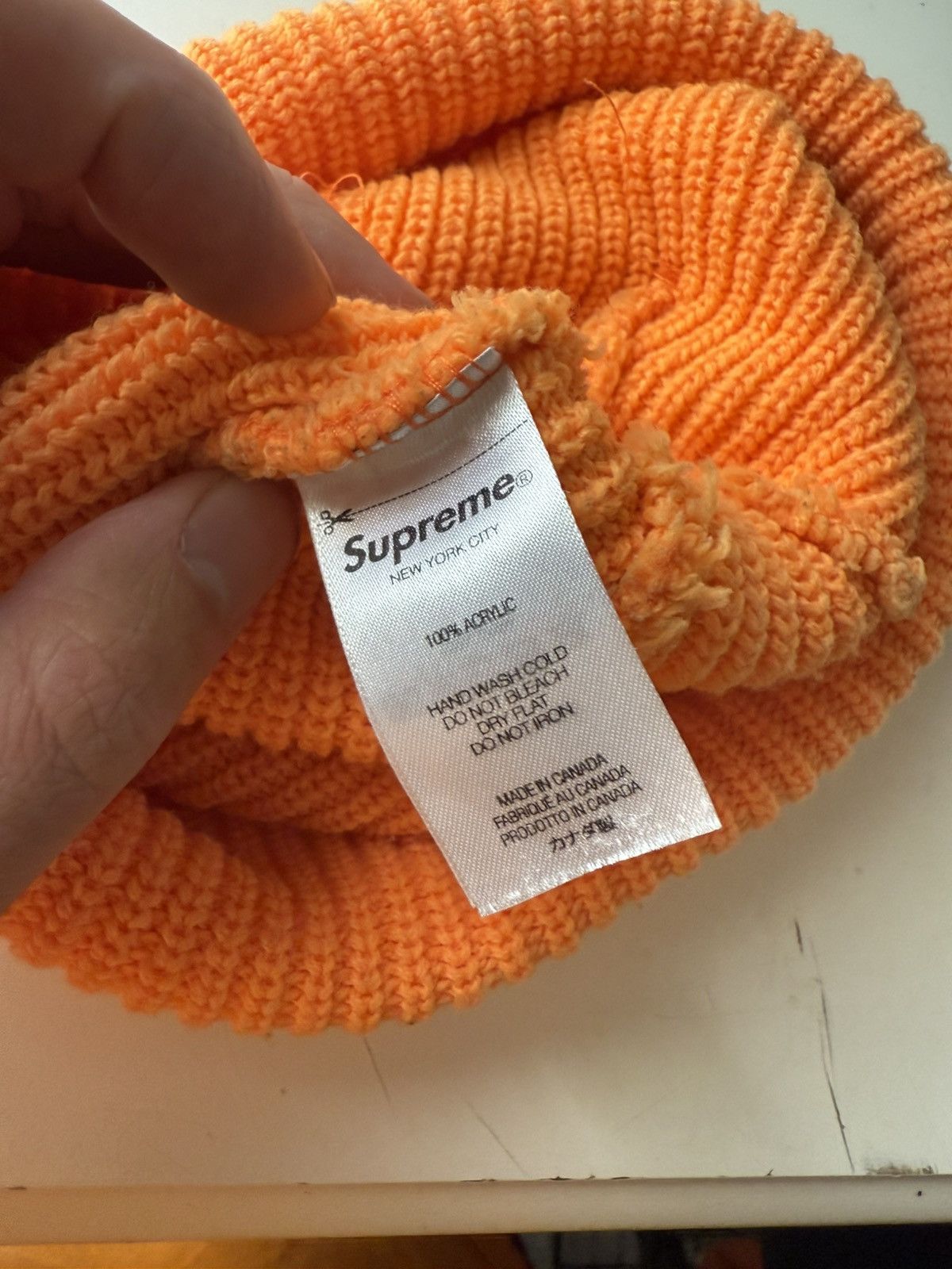 Supreme Supreme orange beanie Size ONE SIZE - 4 Thumbnail