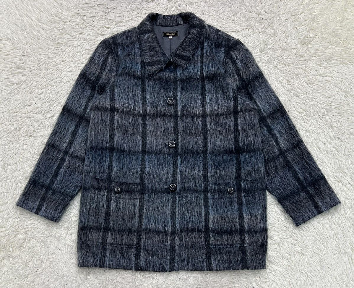 Japanese Brand Wine Club Mohair Light Jacket Made in Japan
