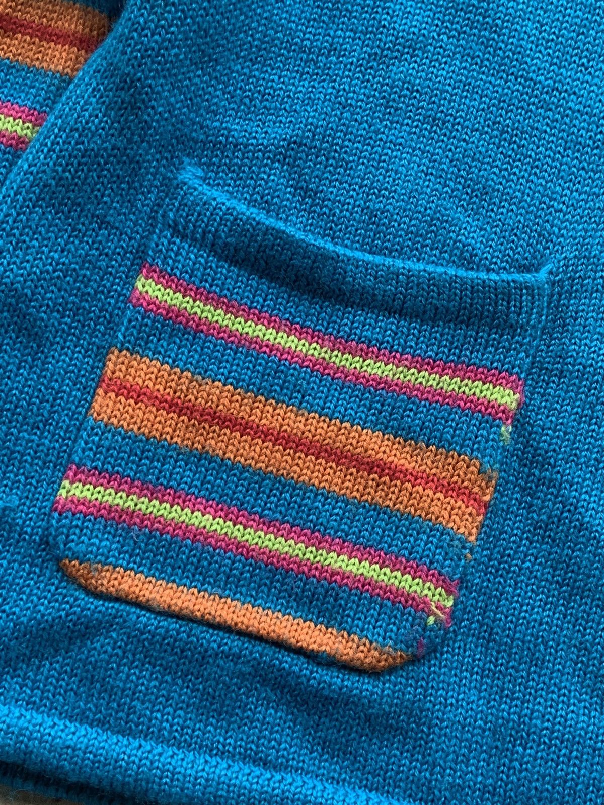 Vintage Vintage 90’s Naf Naf Stripe Halfzip Hoodie Jacket Size S / US 4 / IT 40 - 5 Thumbnail