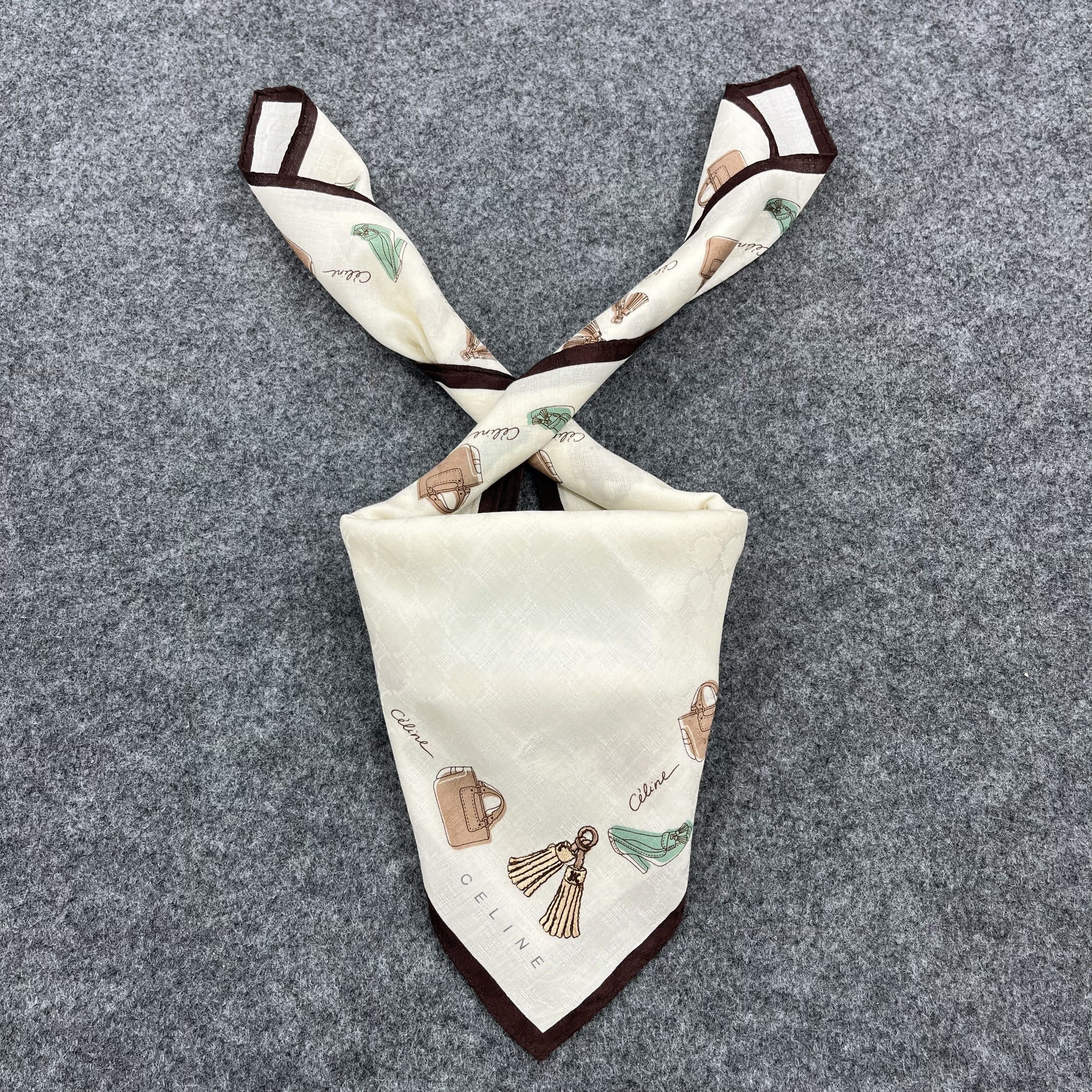 Celine Celine Handkerchief / Bandana / Headscarf B1688 Size ONE SIZE - 4 Thumbnail