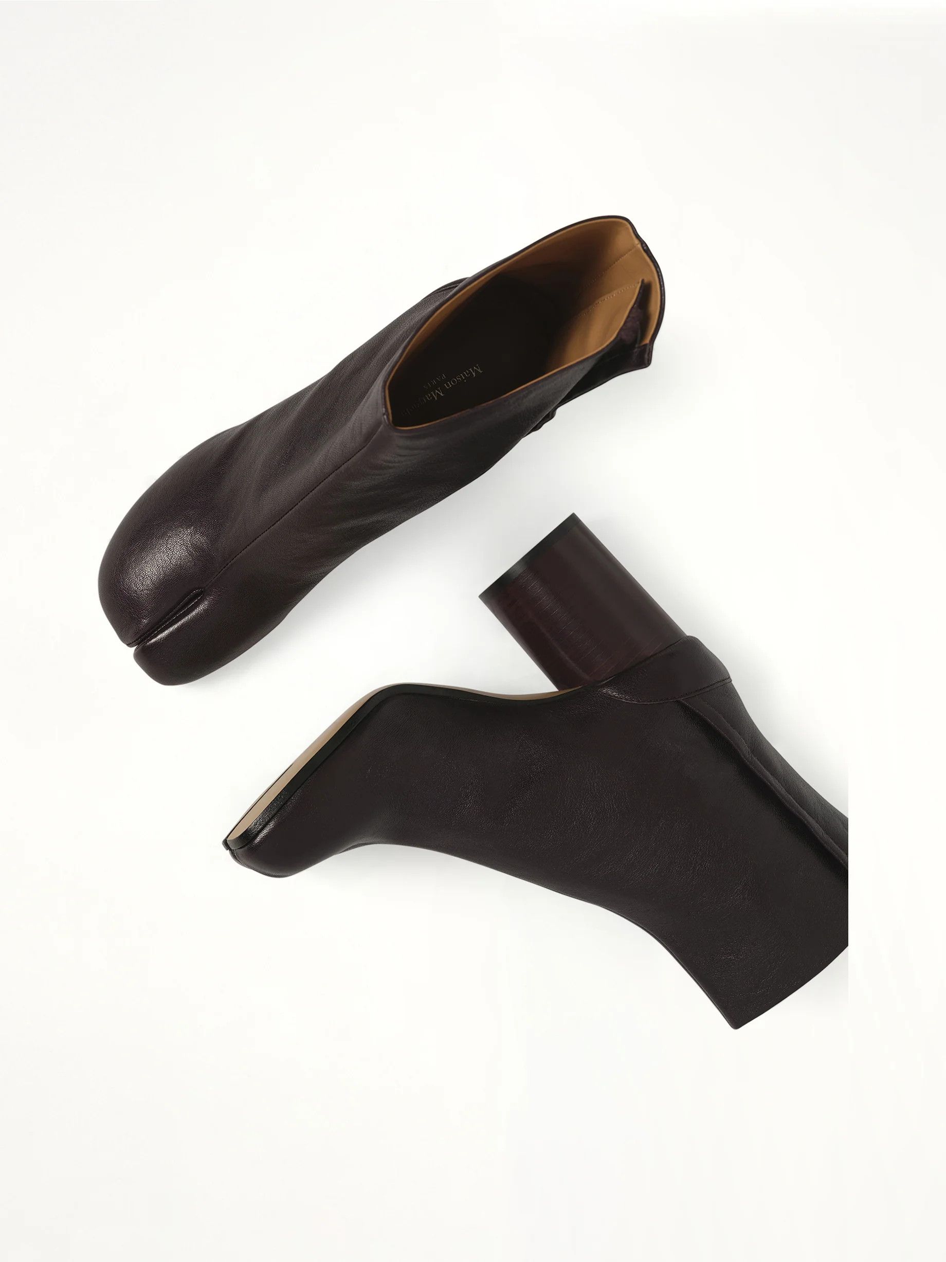 Maison Margiela o1w1db11225 Tabi Ankle Boots in Plum Size US 7 / IT 37 - 4 Thumbnail