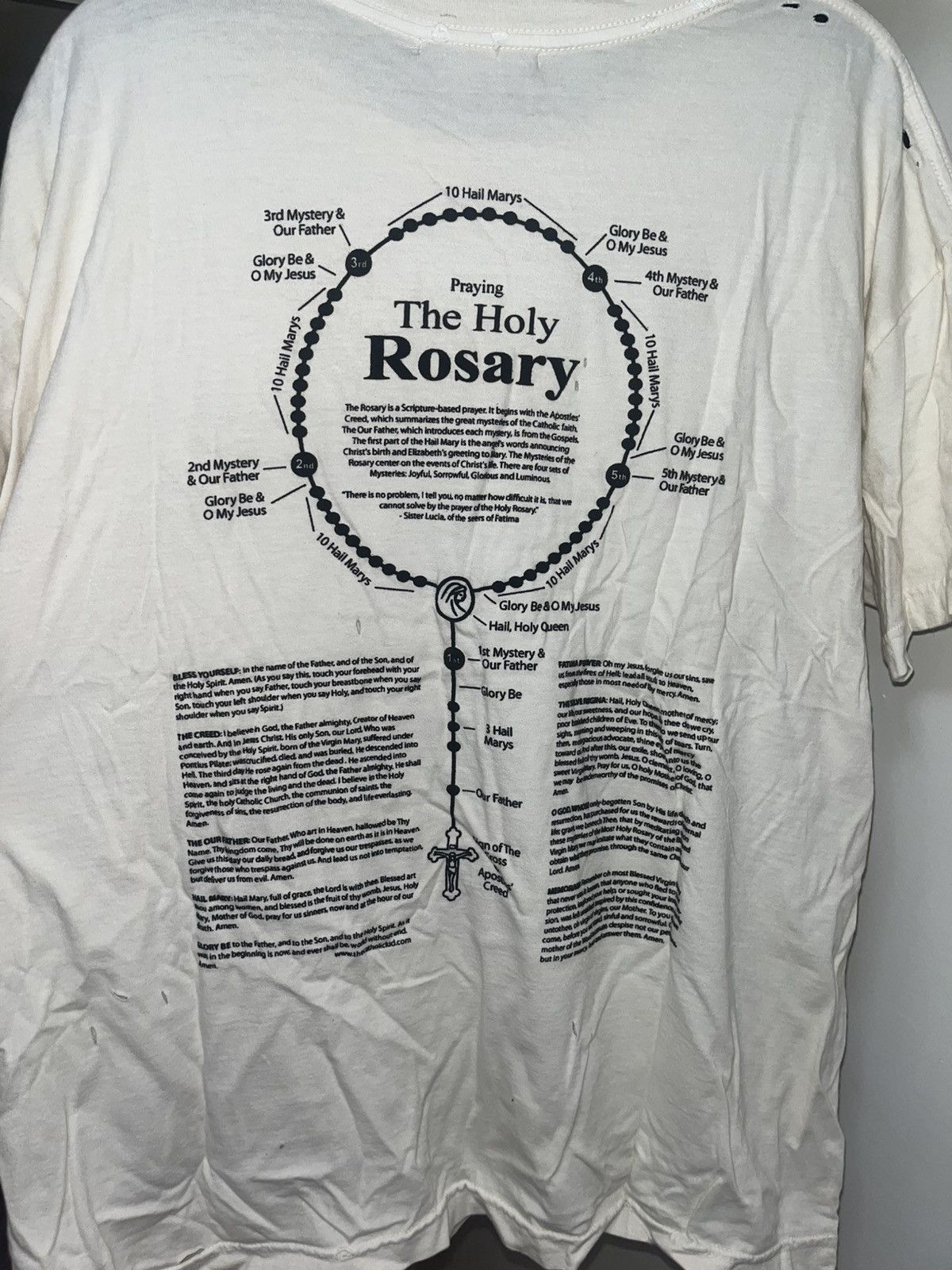 Willy Chavarria Willy Chavarria Reformed Putas Destroyed Easy Tee Sz XL Size US XL / EU 56 / 4 - 8 Thumbnail