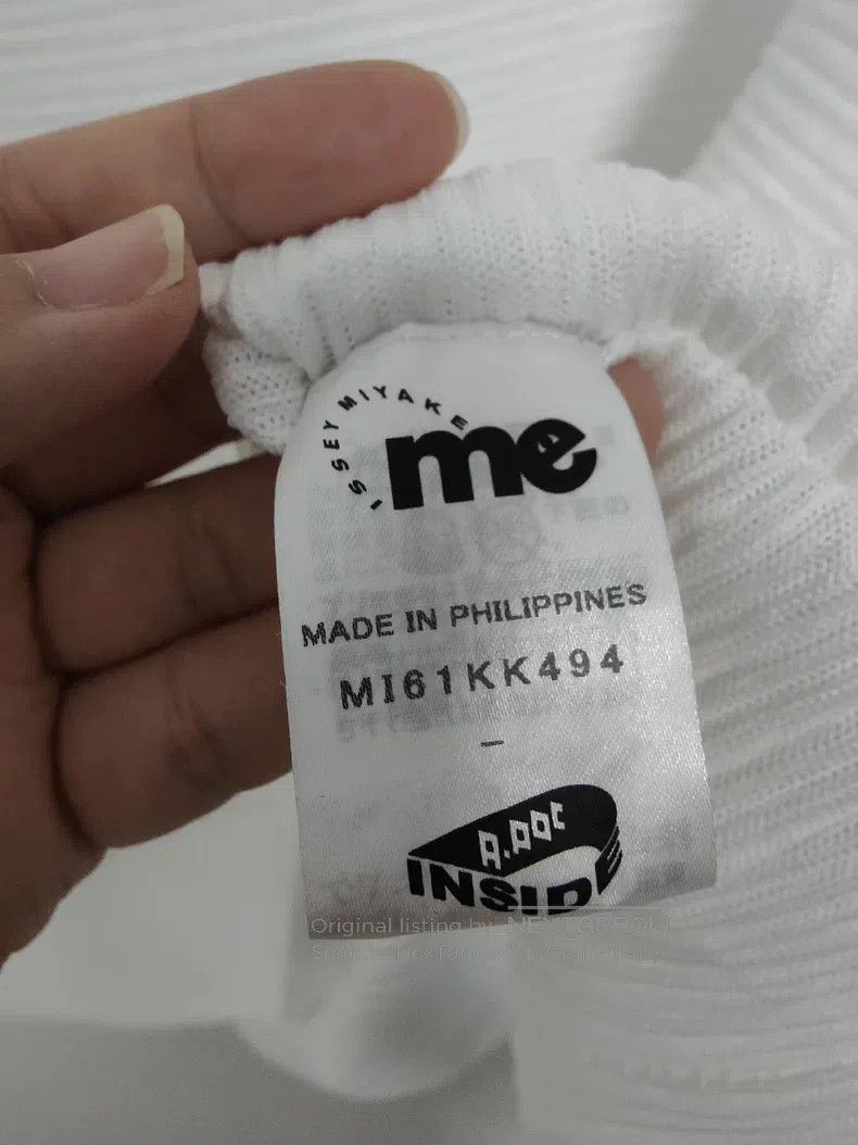 Issey Miyake Issey Miyake size:one size Pure White Tank Top Size XXS / US 00 / IT 34 - 3 Thumbnail