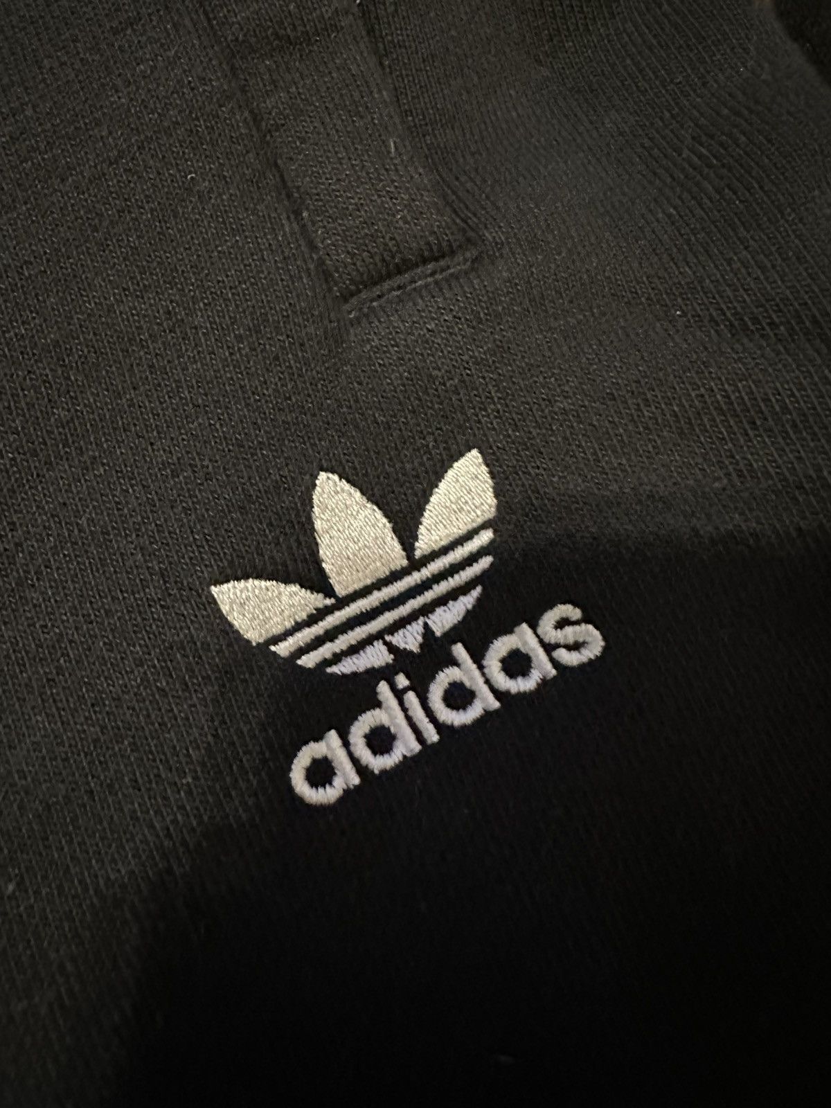 Adidas adidas embroidered trefoil black sweatpants size L Large Size US 33 - 2 Thumbnail