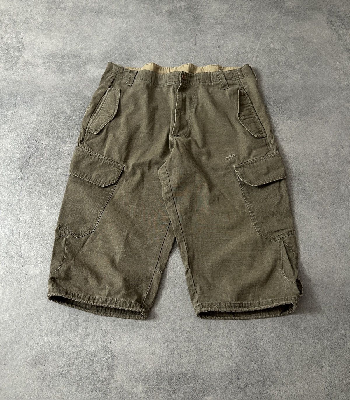 Nike × Vintage Vintage Nike Cargo shorts mens rare y2k Size US 34 / EU 50 - 2 Thumbnail