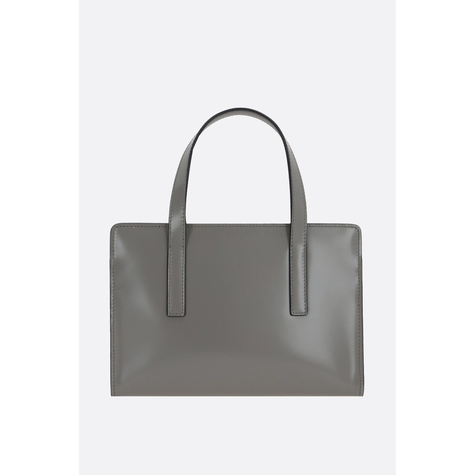 Prada PRADA Re-Edition 1955 Marble Gray Leather Top Handle Bag New Size ONE SIZE - 3 Thumbnail