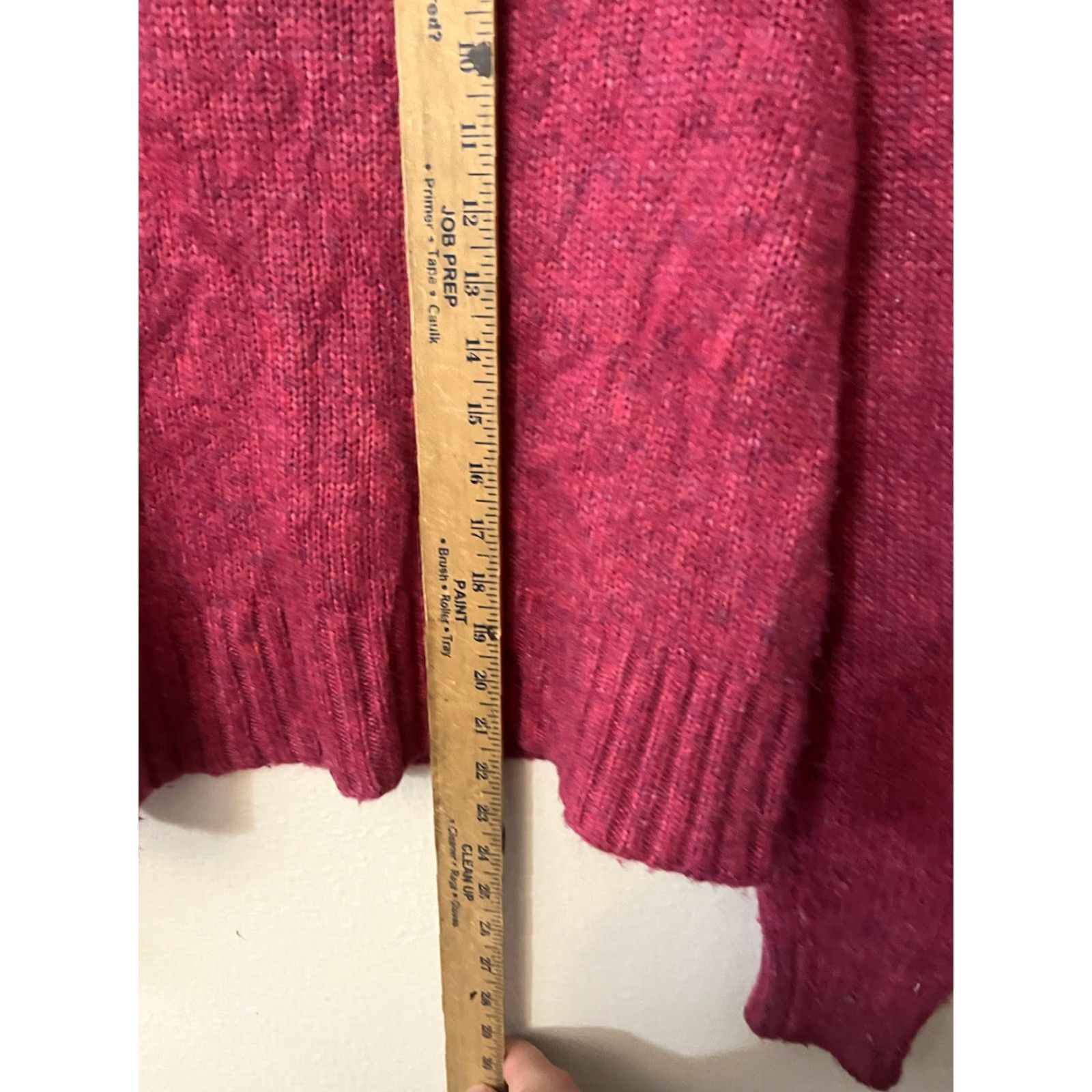 J.Crew J. Crew sz Small Alpaca-Blend Pink Fuchsia Crewneck Sweater AR942 Women Size S / US 4 / IT 40 - 6 Thumbnail