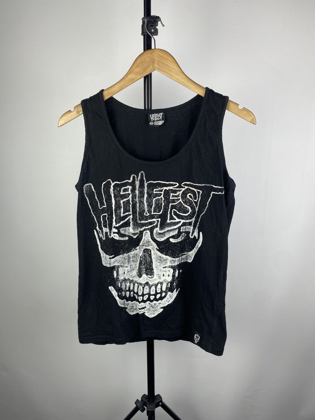 Band Tees × Vintage 🔥HELLFEST Tank Top Skull Graphic Shirt Rock Metal Festival Size US S / EU 44-46 / 1 - 1 Thumbnail