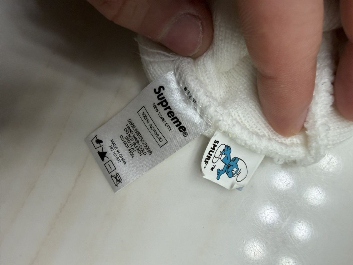Supreme Supreme X Smurfs Beanie - White Size ONE SIZE - 3 Thumbnail