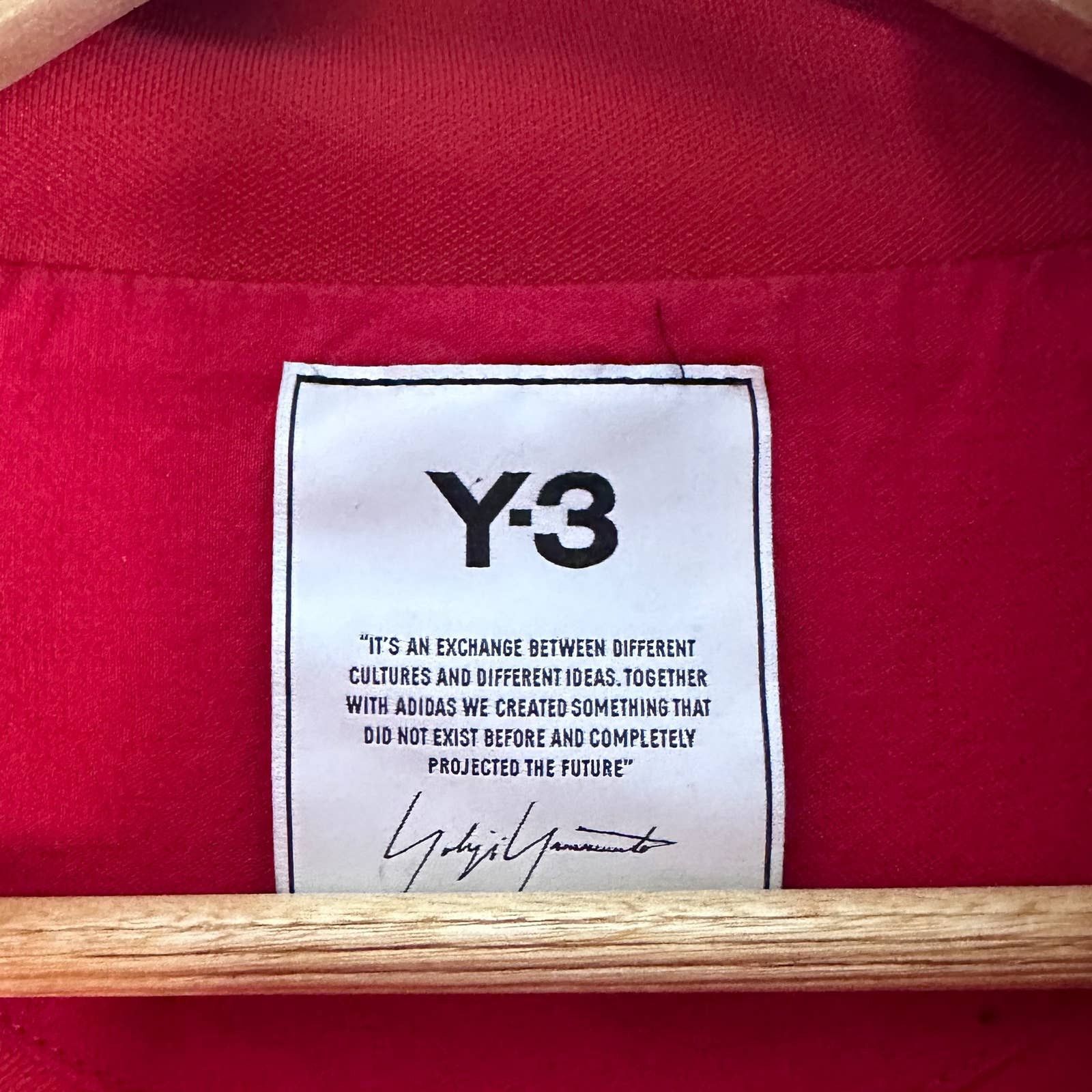Adidas Y-3 Red Track Jacket Size US S / EU 44-46 / 1 - 4 Thumbnail