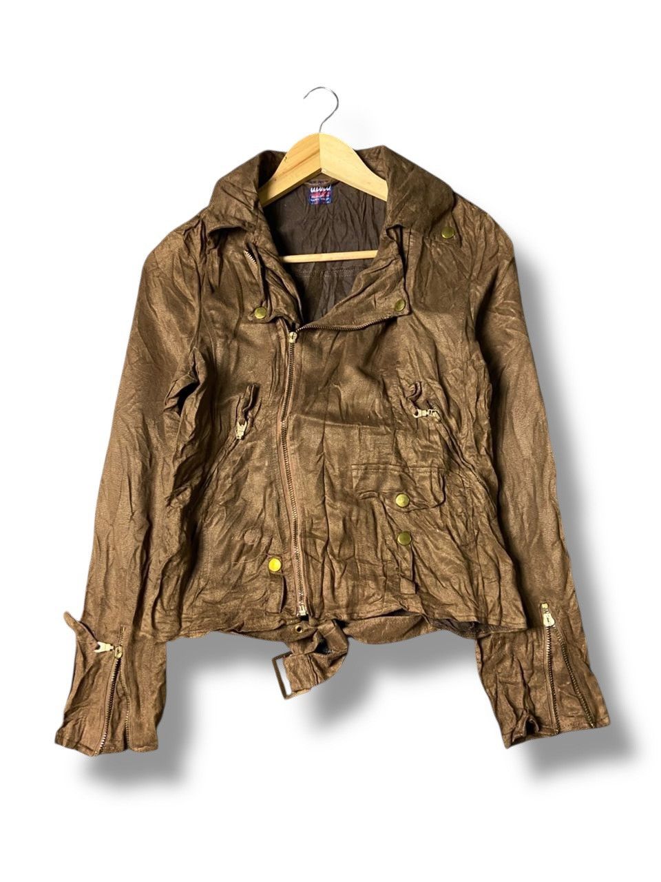 Japanese Brand A.CO.CO by Happy Valley Brand Rider Jacket (170) Size US XXS / EU 40 - 1 Thumbnail