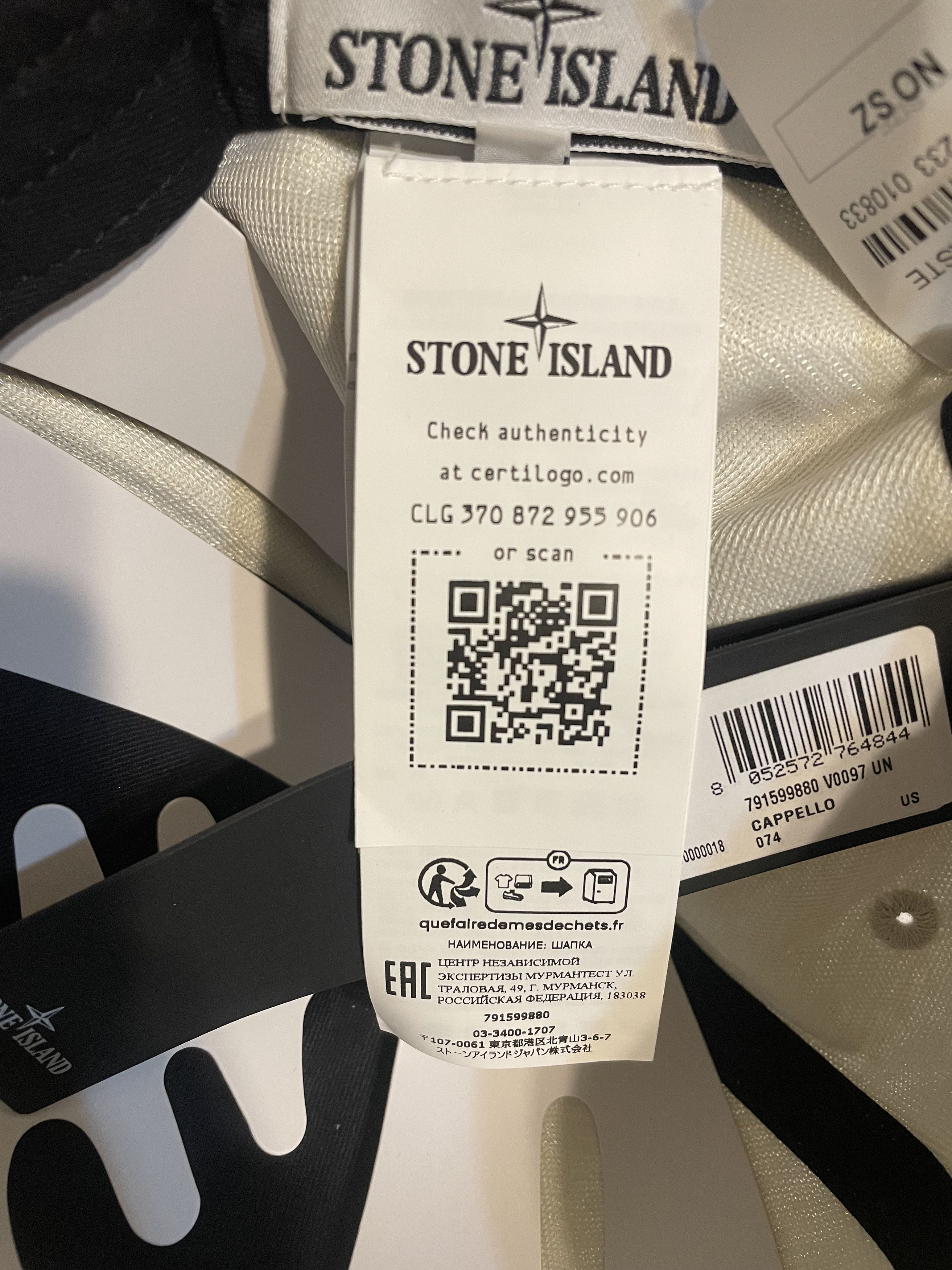 Stone Island Stone Island Logo Embroidered Cotton Cap Size ONE SIZE - 5 Thumbnail