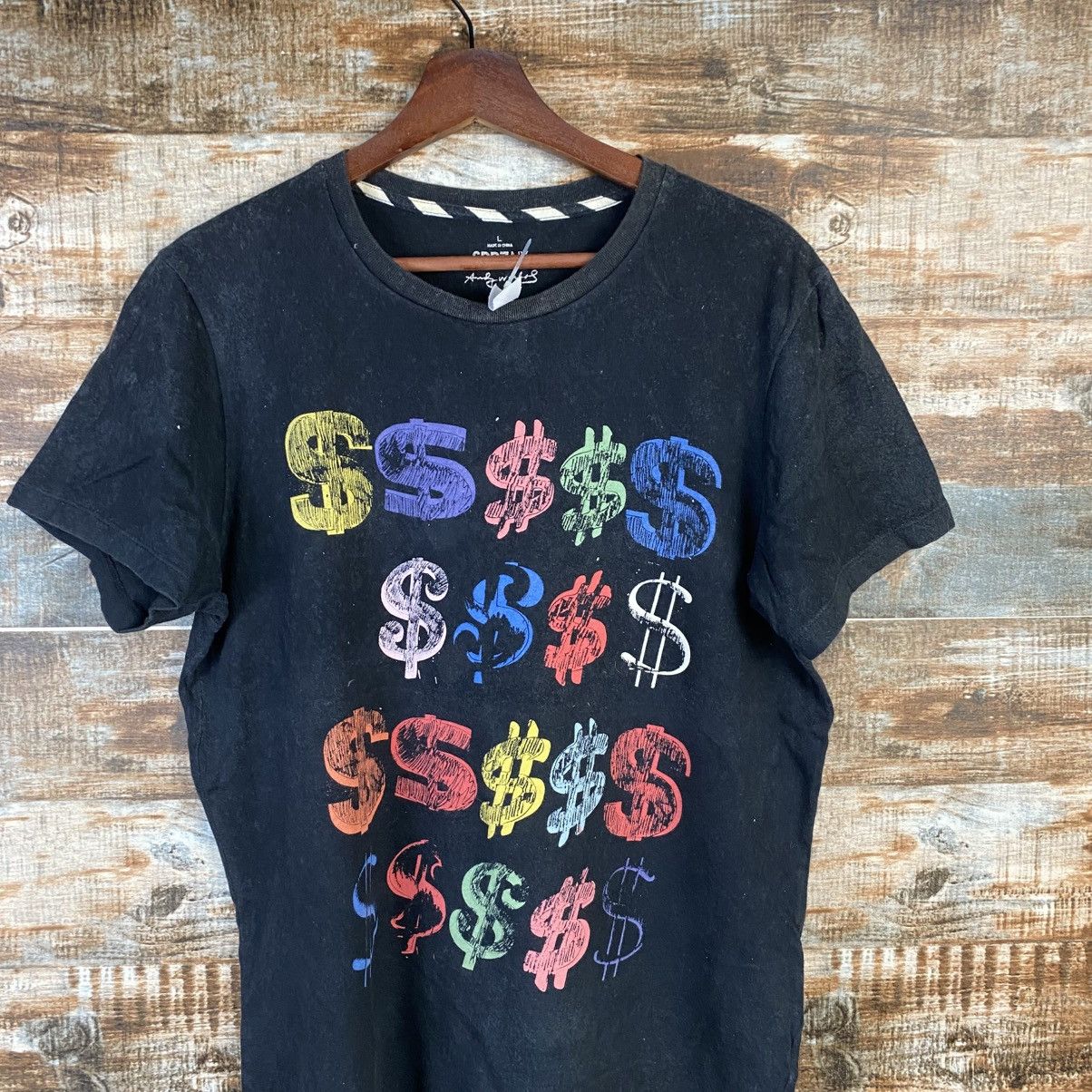 Andy Warhol × Uniqlo DL Uniqlo SprzNY Black T-Shirt #C1185 Size US L / EU 52-54 / 3 - 2 Thumbnail