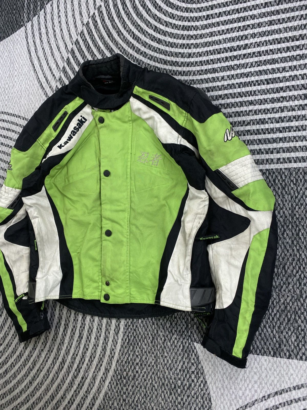 ICON Motorsports Vintage Kawasaki Ninja Protection Motorsport Racing Jacket Size US M / EU 48-50 / 2 - 4 Thumbnail