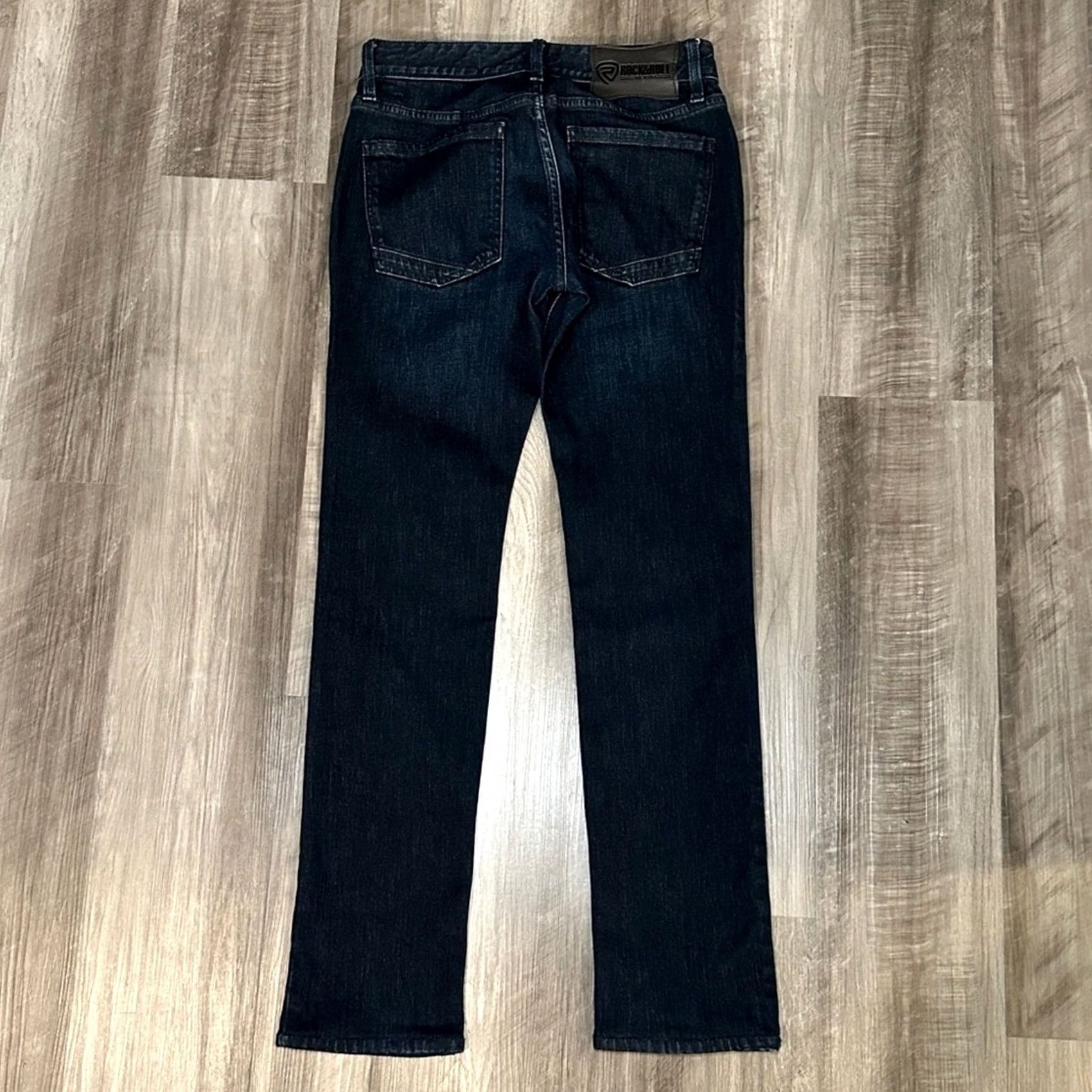 Vintage Rock & Roll Denim Rock & Roll Cowboy Rifle Skinny Straight Jeans - 29 Men Blue 29 Regular Bootcut Inseam 32 Mens Jeans Cowboys 90s Size US 29 - 3 Thumbnail