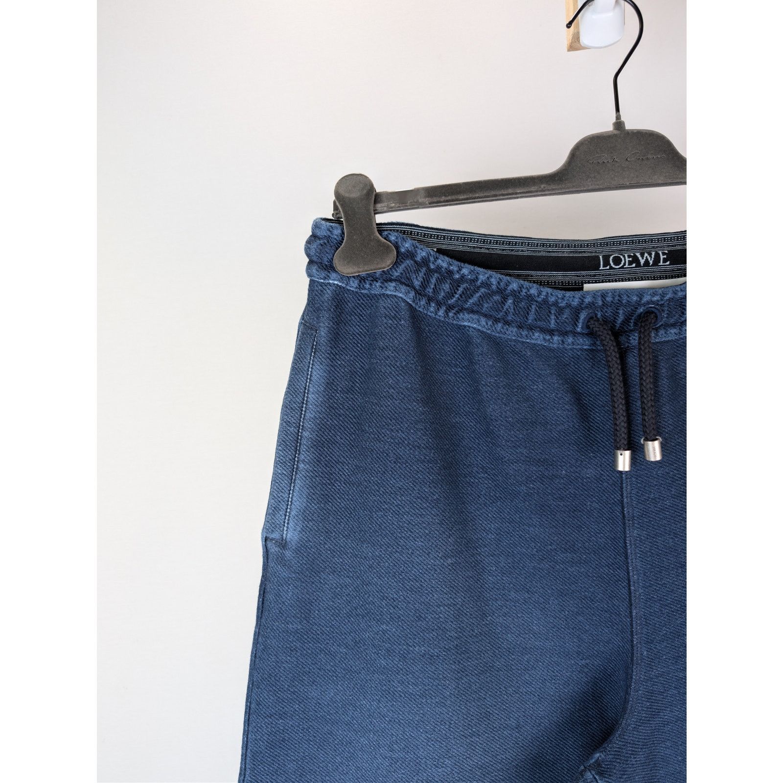 Loewe o1rshd1 Drawstring Denim Trousers in Indigo Blue Size US 34 / EU 50 - 6 Thumbnail