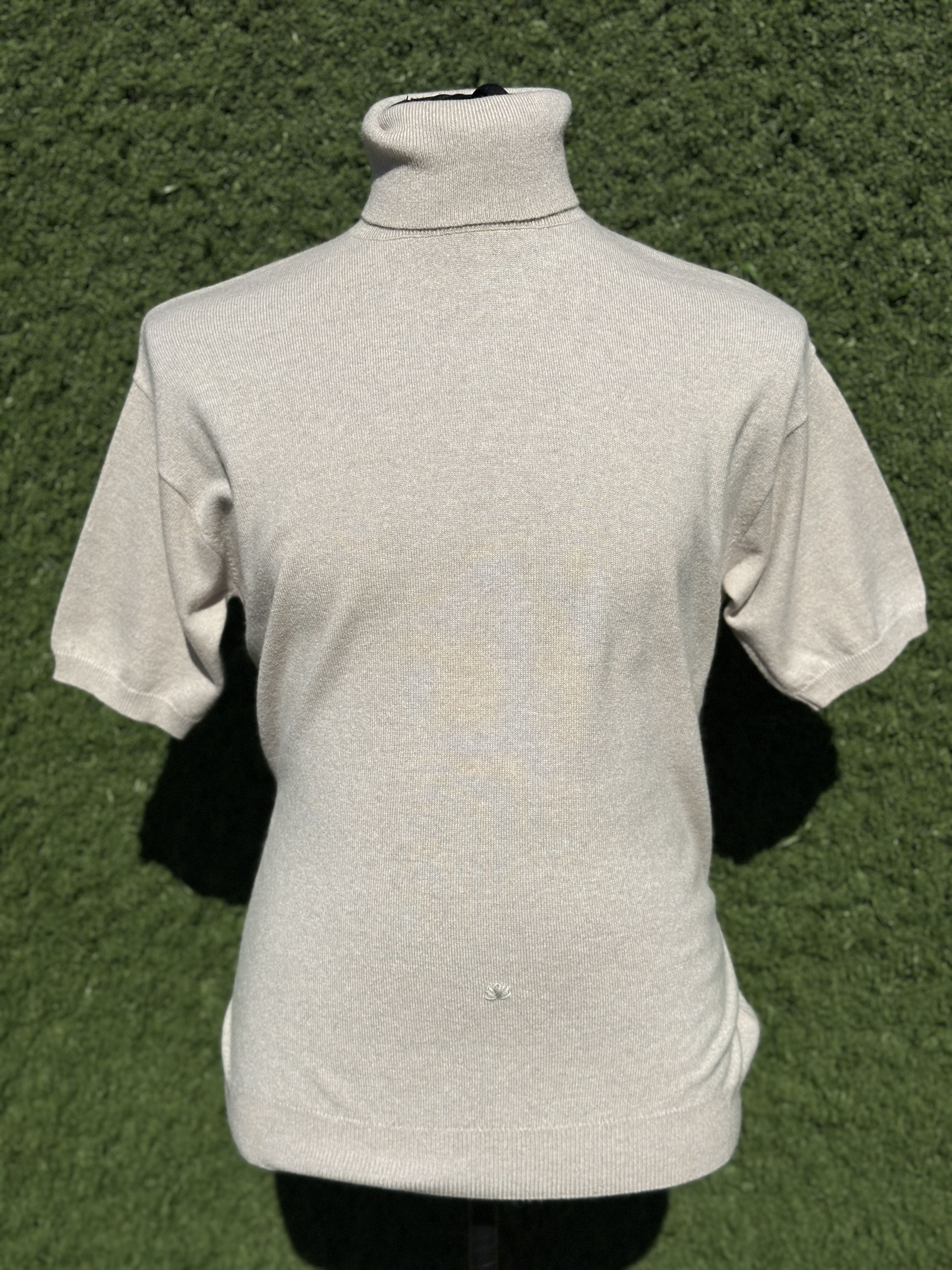 Brunello Cucinelli Brunello Cucinelli Cashmere Turtleneck Short Sleeve Knit L Size L / US 10 / IT 46 - 5 Thumbnail