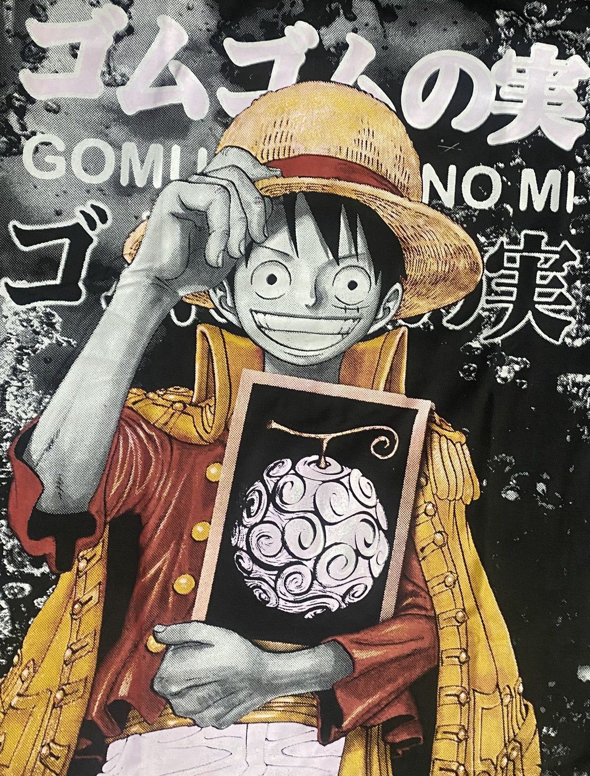 One Piece one piece x anime x gomu gomu x bootleg x ovp x shonen jump Size US L / EU 52-54 / 3 - 2 Thumbnail