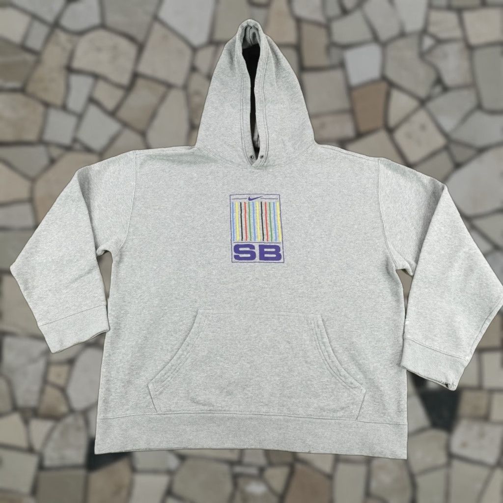 Nike Nike Hoodie Mens L Gray SB Skateboarding Icon Pullover Sweater Sweatshirt Size US L / EU 52-54 / 3 - 1 Thumbnail