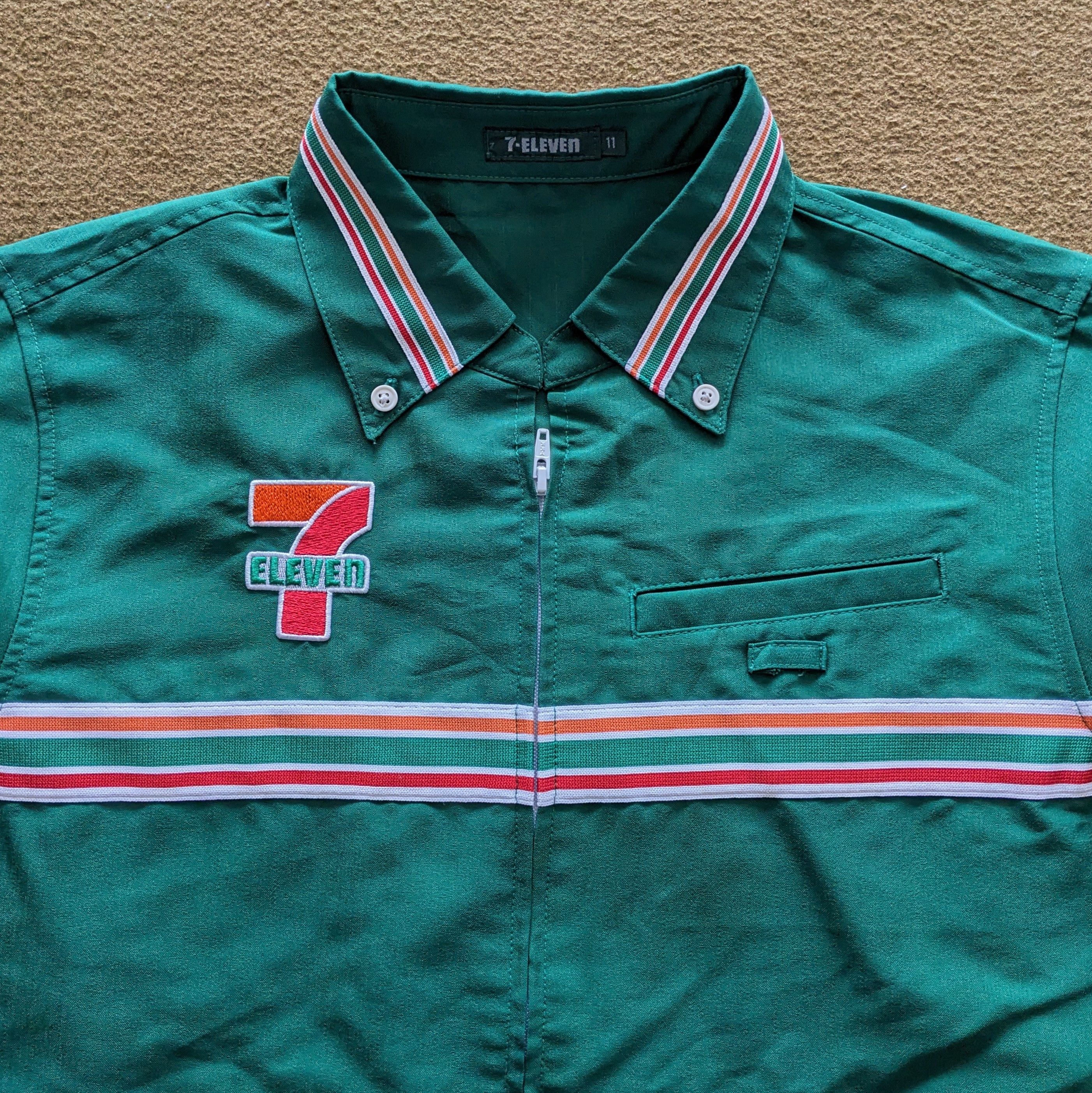 Vintage Vintage 7 ELEVEN Uniform Workers Jacket Size US S / EU 44-46 / 1 - 2 Thumbnail