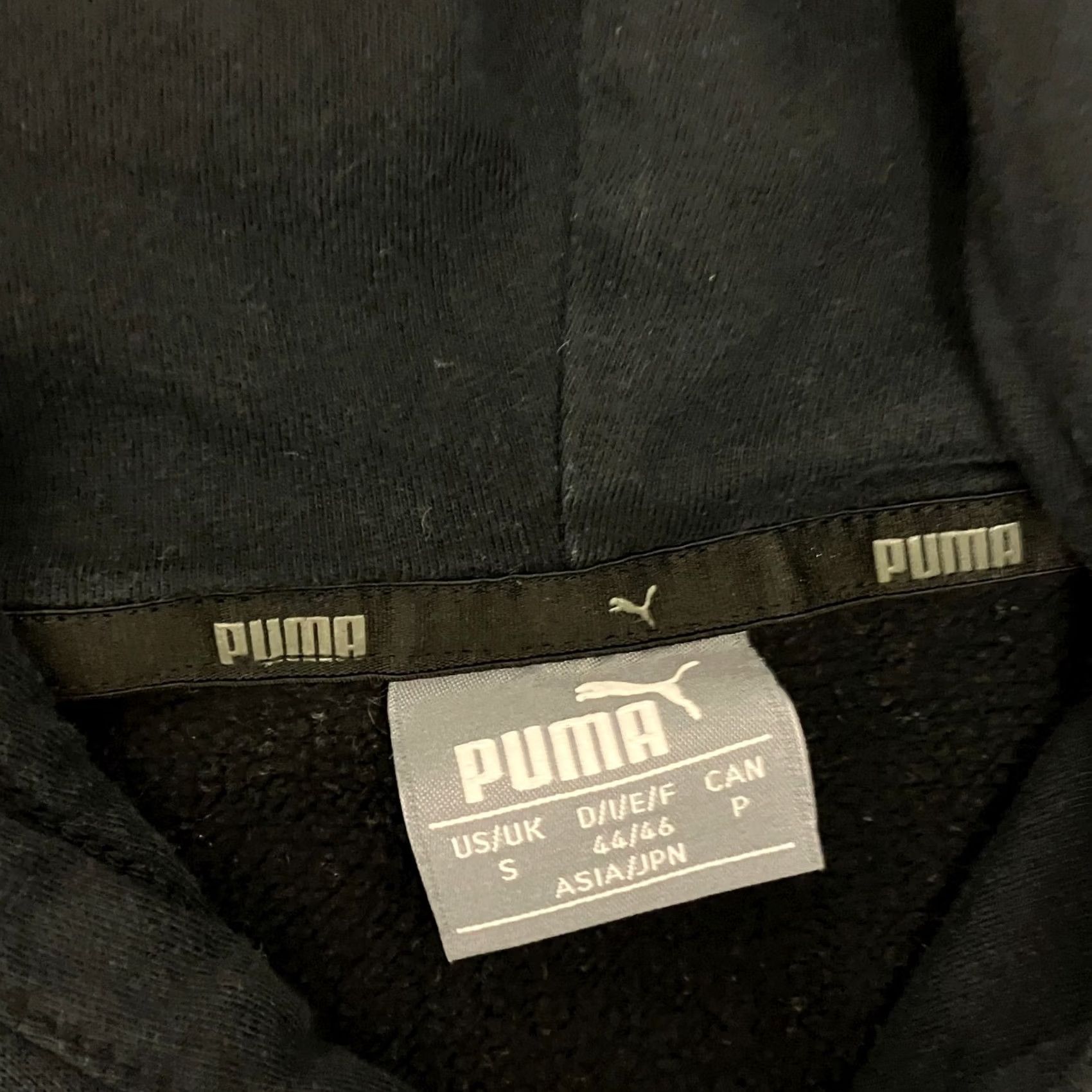 Puma Puma Hoodie Mens Small Black Embroidered Logo Sports Sweatshirt Size US S / EU 44-46 / 1 - 5 Thumbnail