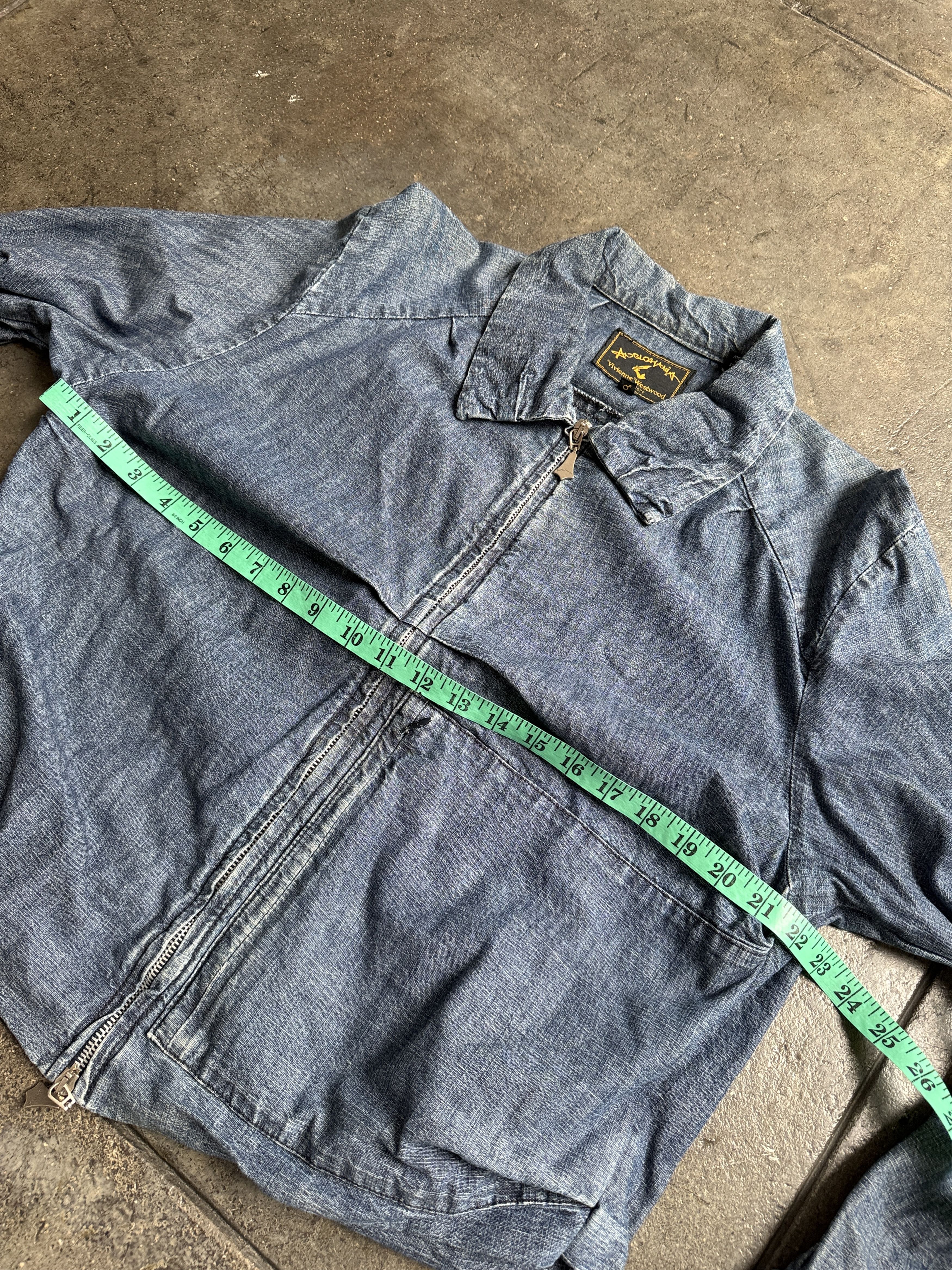 Vivienne Westwood Tokyo Exclusive early 2000's Folded Denim Jacket Size US M / EU 48-50 / 2 - 14 Thumbnail