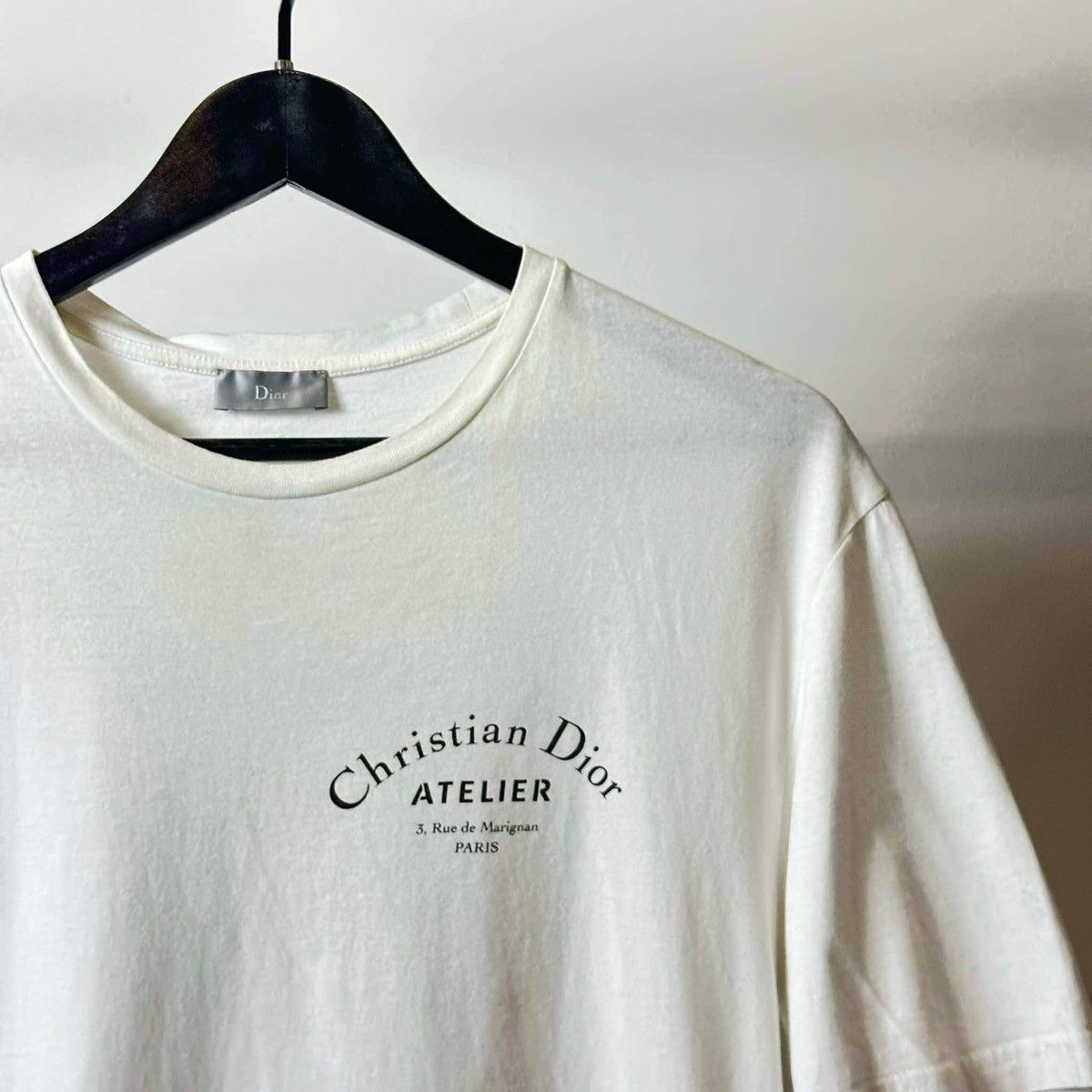 Dior DIOR LOGO WHITE T SHIRT Size US XS / EU 42 / 0 - 4 Thumbnail