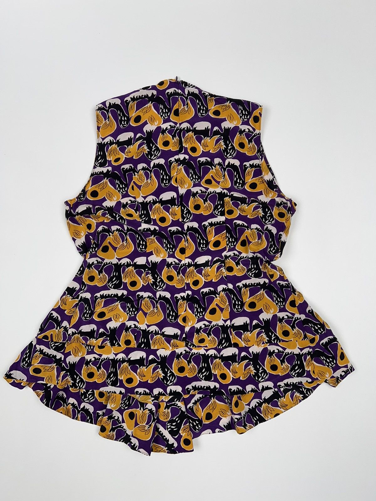 Marni Marni Silk Blouse Mini Dress Top Multicolour Size M / US 6-8 / IT 42-44 - 11 Thumbnail