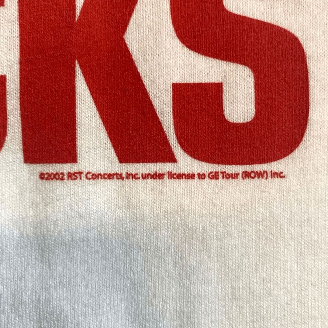 Vintage Rolling Stones forty licks Raglan baseball cut tee Band shirt XL White Men T-Shirt 2002 Size US XL / EU 56 / 4 - 3 Thumbnail