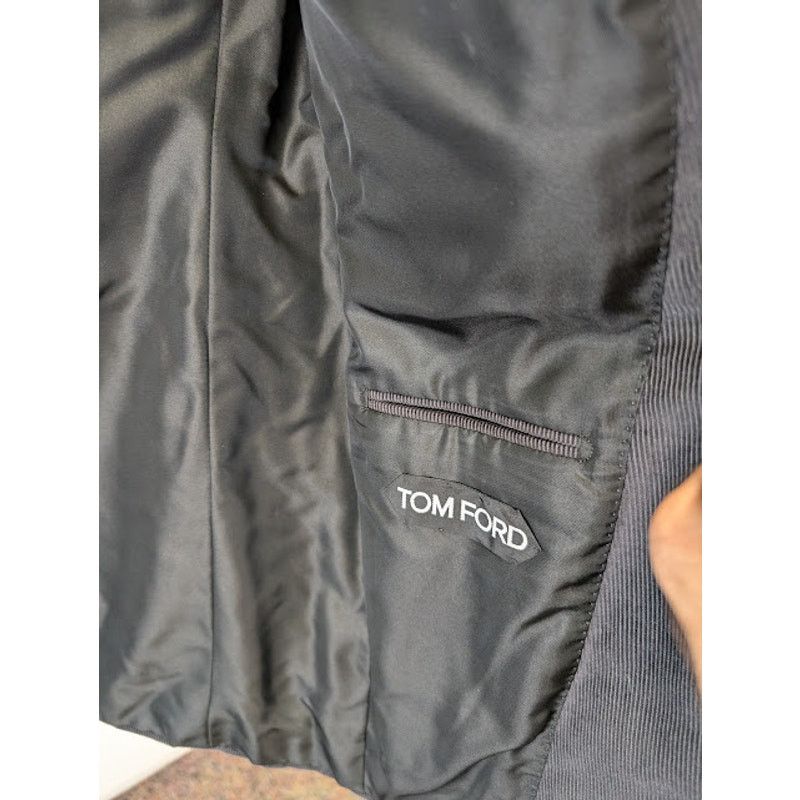 Tom Ford o1rshd1 Atticus Giacca Blazer Jacket Suit in Black Size US S / EU 44-46 / 1 - 9 Thumbnail