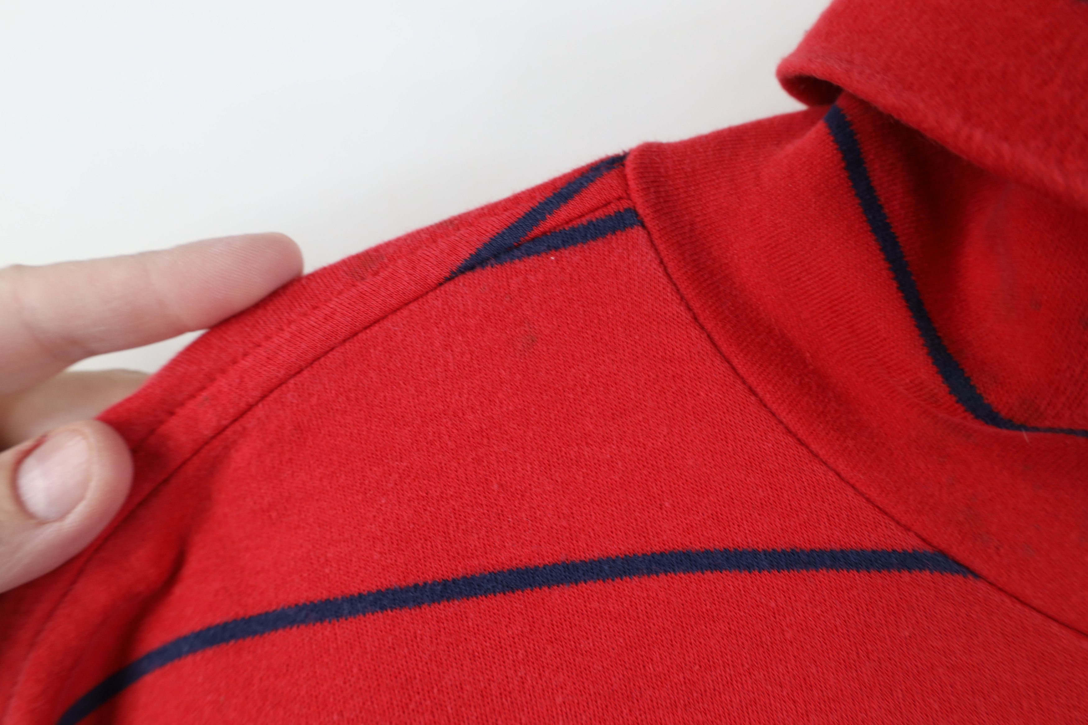 Ralph Lauren Vintage 90s Ralph Lauren Turtleneck T-Shirt Cotton Red Size US XL / EU 56 / 4 - 7 Thumbnail